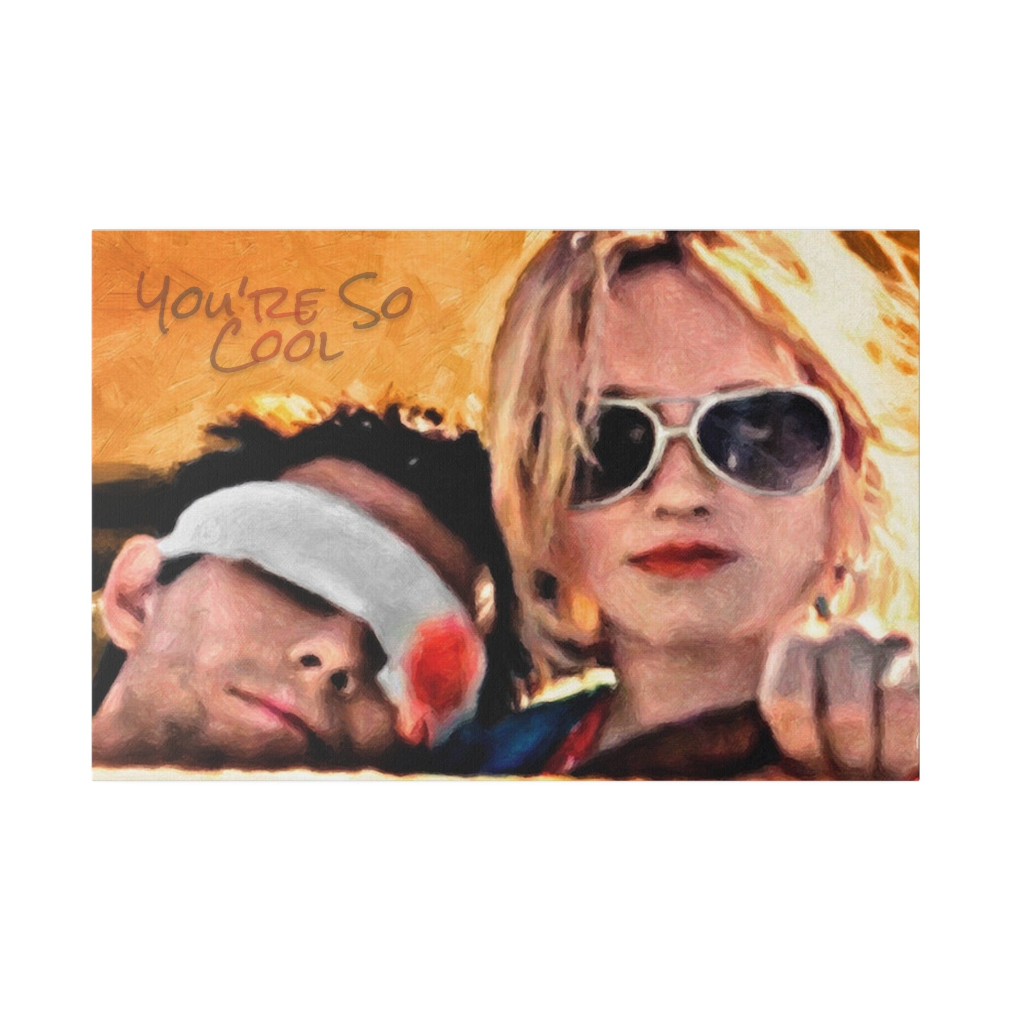 True Romance You're So Cool Art Custom Canvas Wall Print
