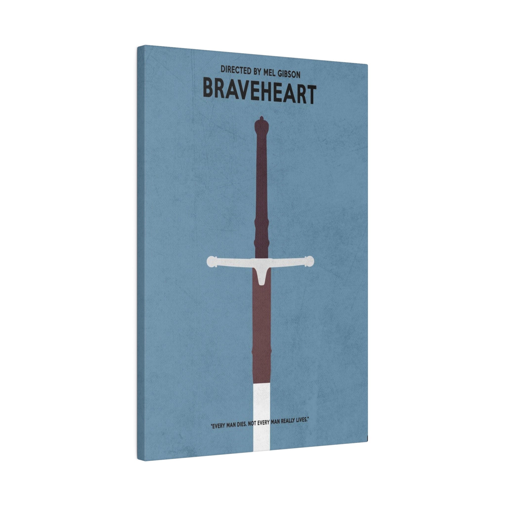 Braveheart Sword2 Custom Canvas Movie Poster