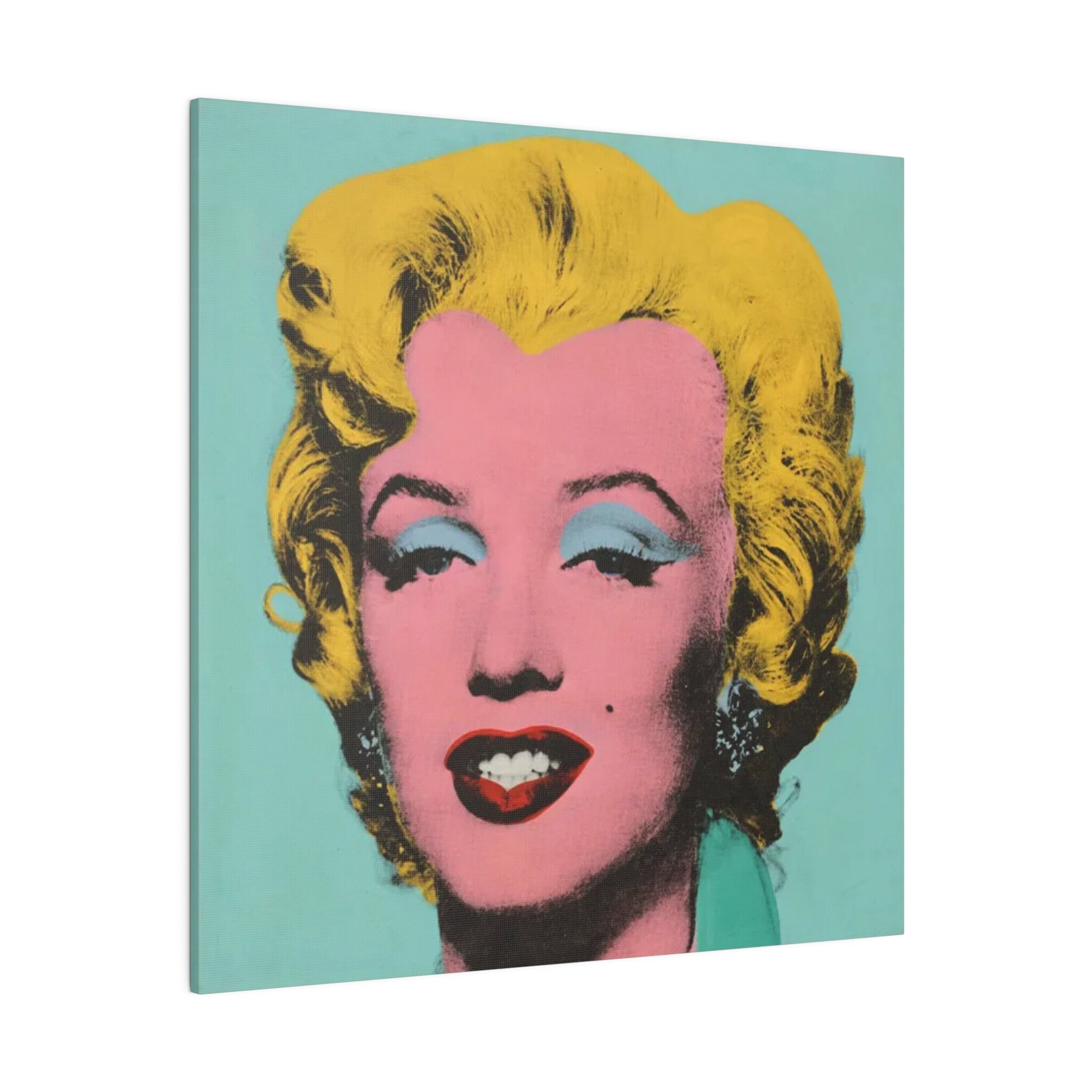 Marilyn Monroe Warhol Color Painting Custom Canvas Wall Print