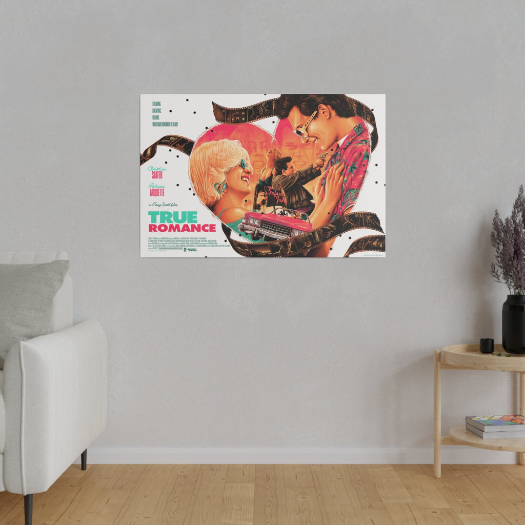 True Romance Poster Custom Canvas Wall Print
