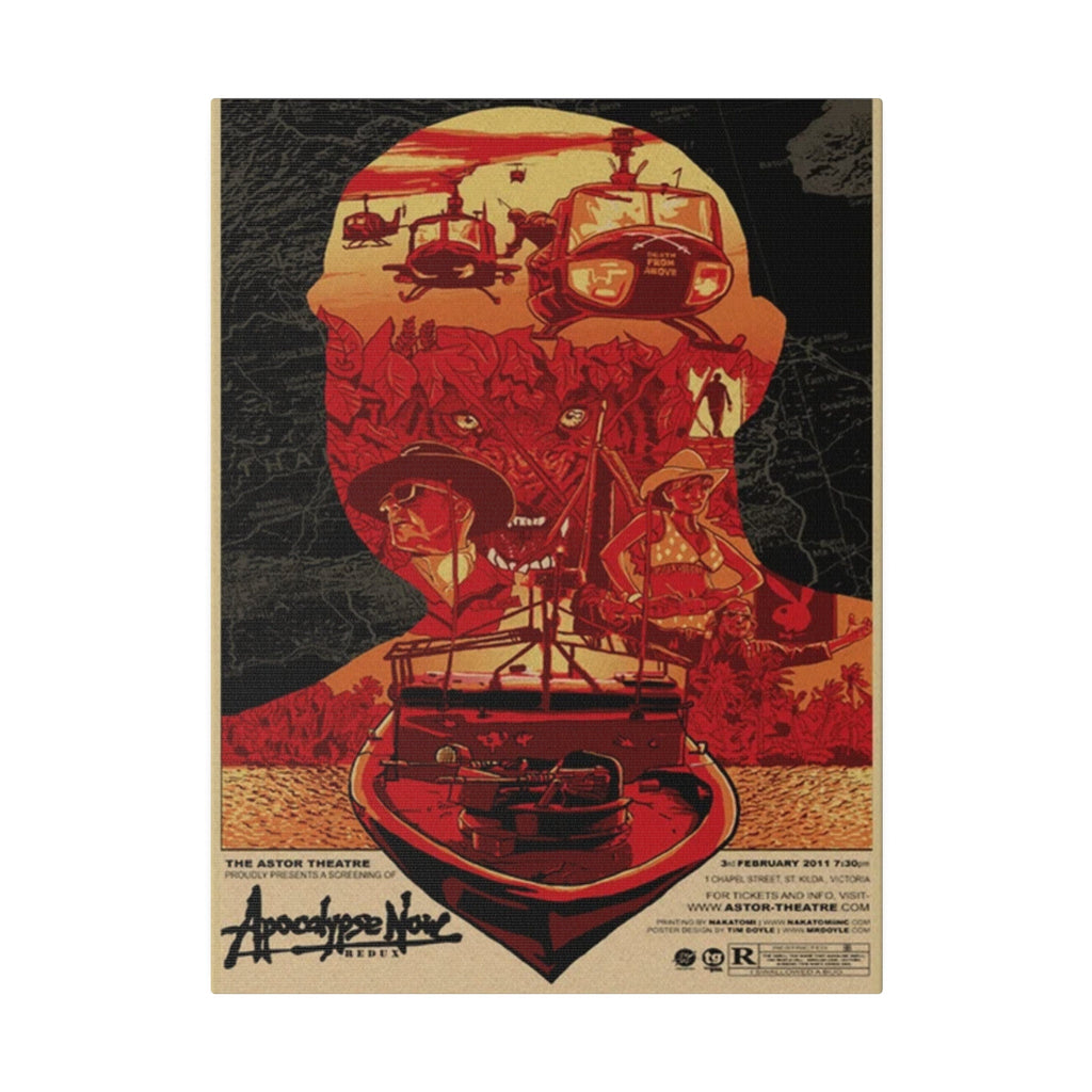 Apocalypse Now Abstract Movie Poster Custom Canvas Wall Print