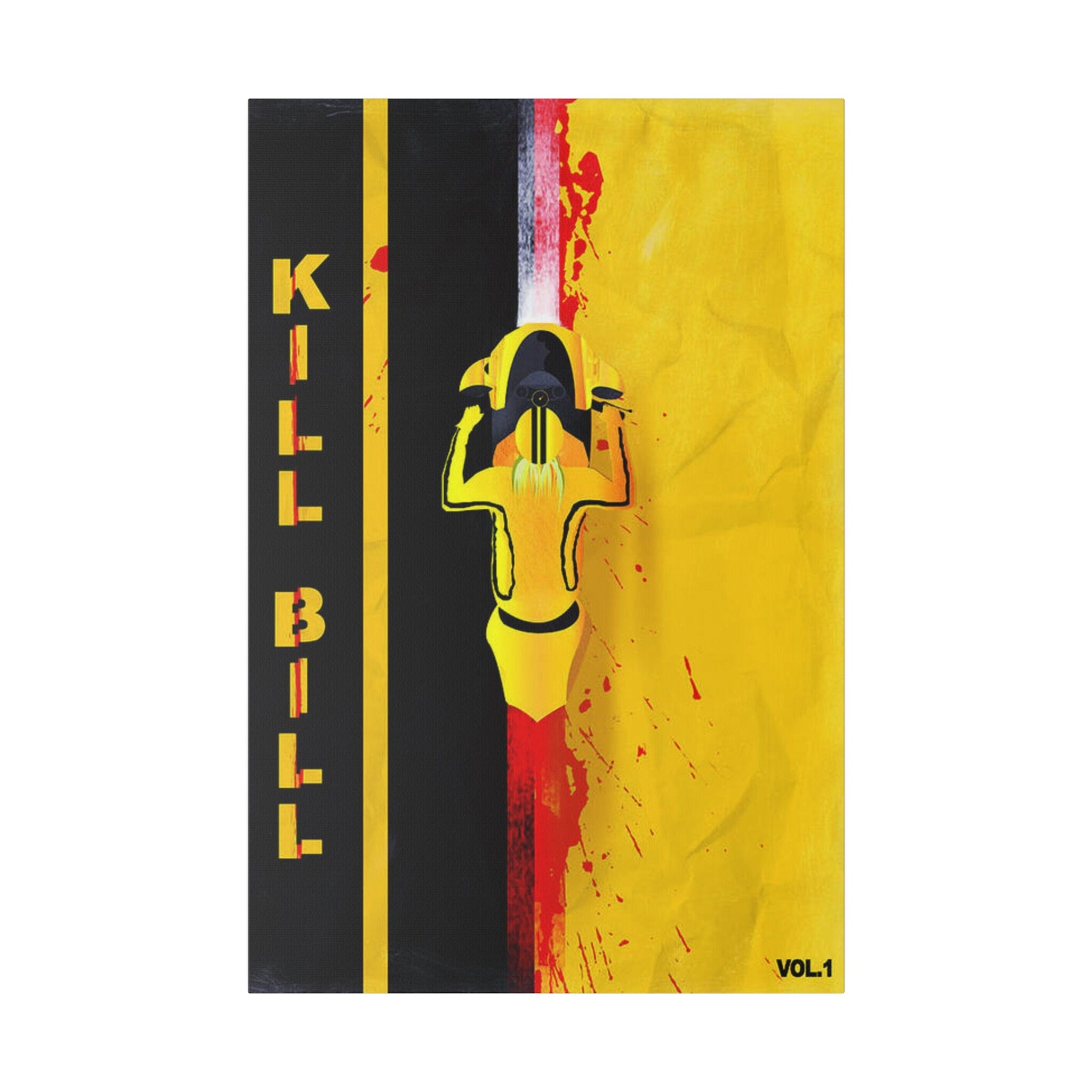 Kill Bill Abstract Art Custom Canvas Wall Print