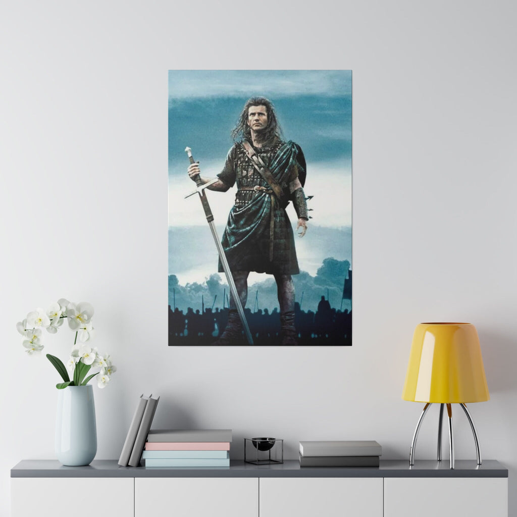 Braveheart William Wallace Stands Tall Custom Canvas Movie Poster