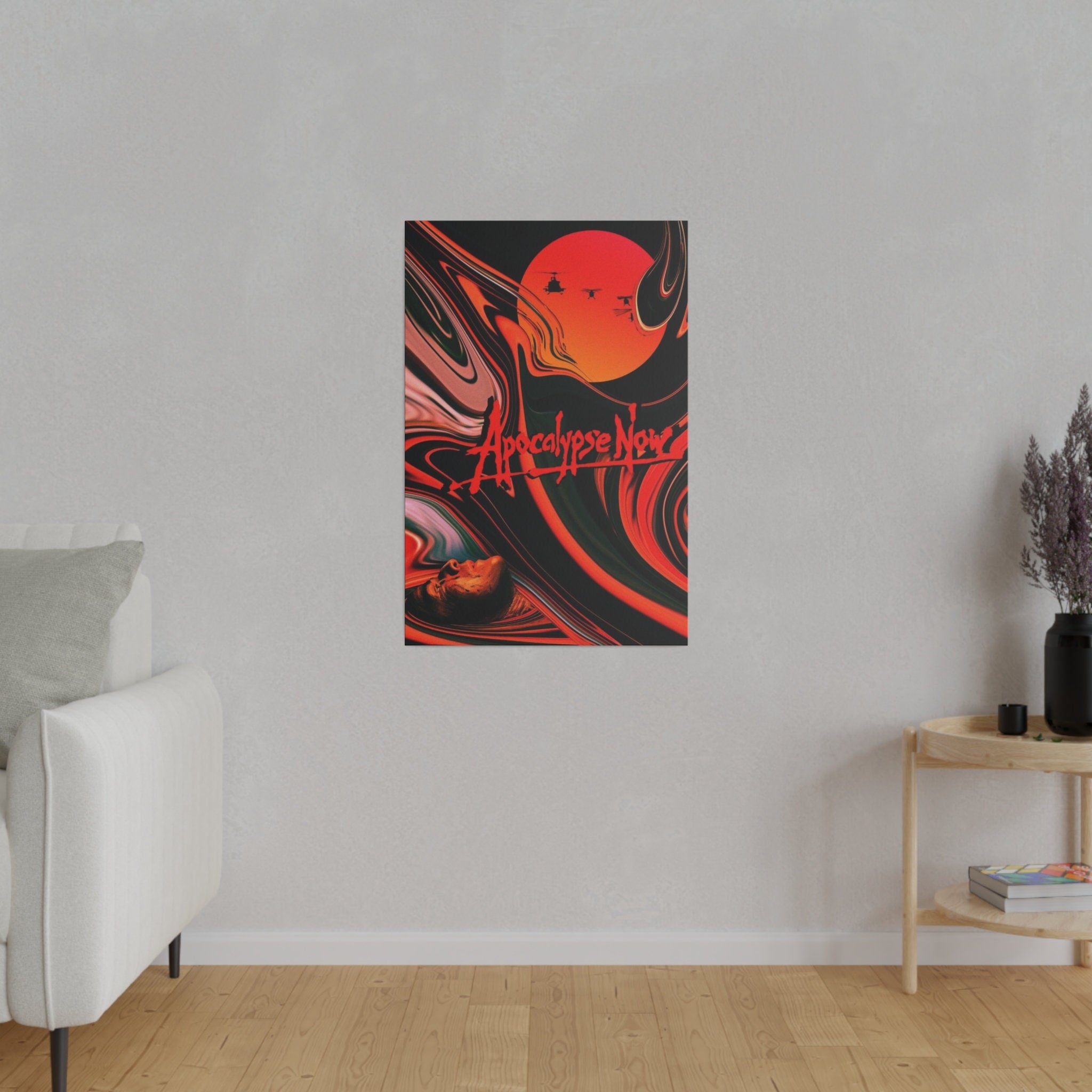 Apocalypse Now Psychedelic Poster Custom Canvas Wall Print