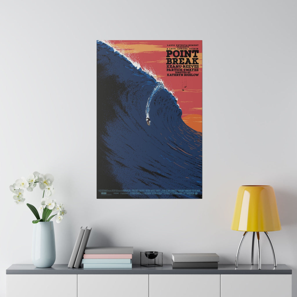 Point Break Big Wave Custom Canvas Wall Print