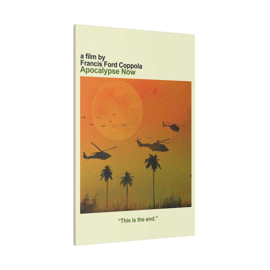 Apocalypse Now Minimalist Movie Poster Custom Canvas Wall Print