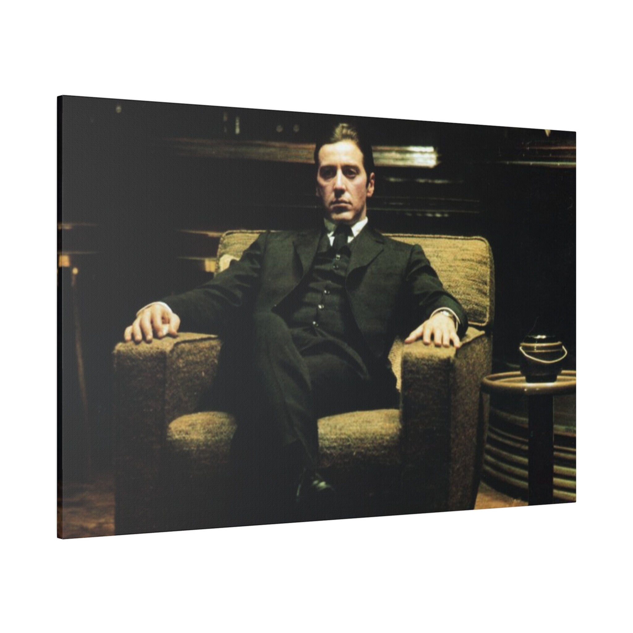 The Godfather Michael Corleone Custom Canvas Wall Print