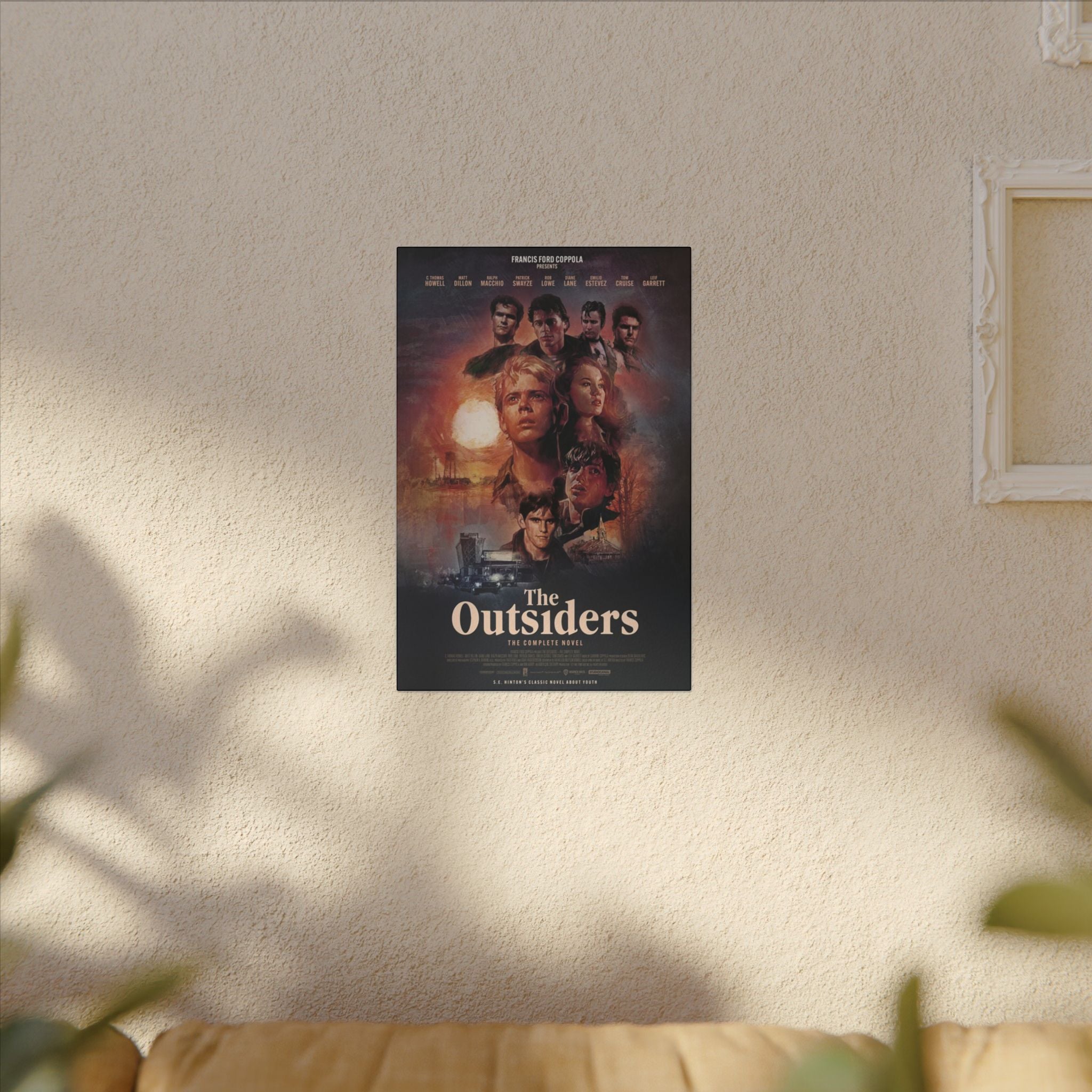 The Outsiders Movie Poster Custom Canvas Wall Print