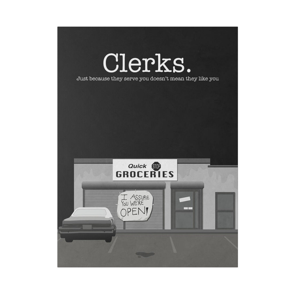 Clerks Poster Custom Canvas Wall Print