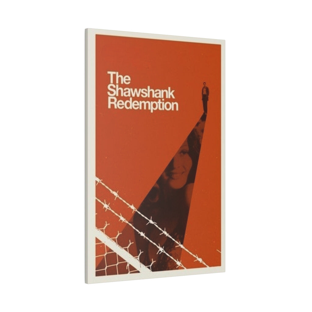 The Shawshank Redemption Simple Movie Poster Custom Canvas Wall Print