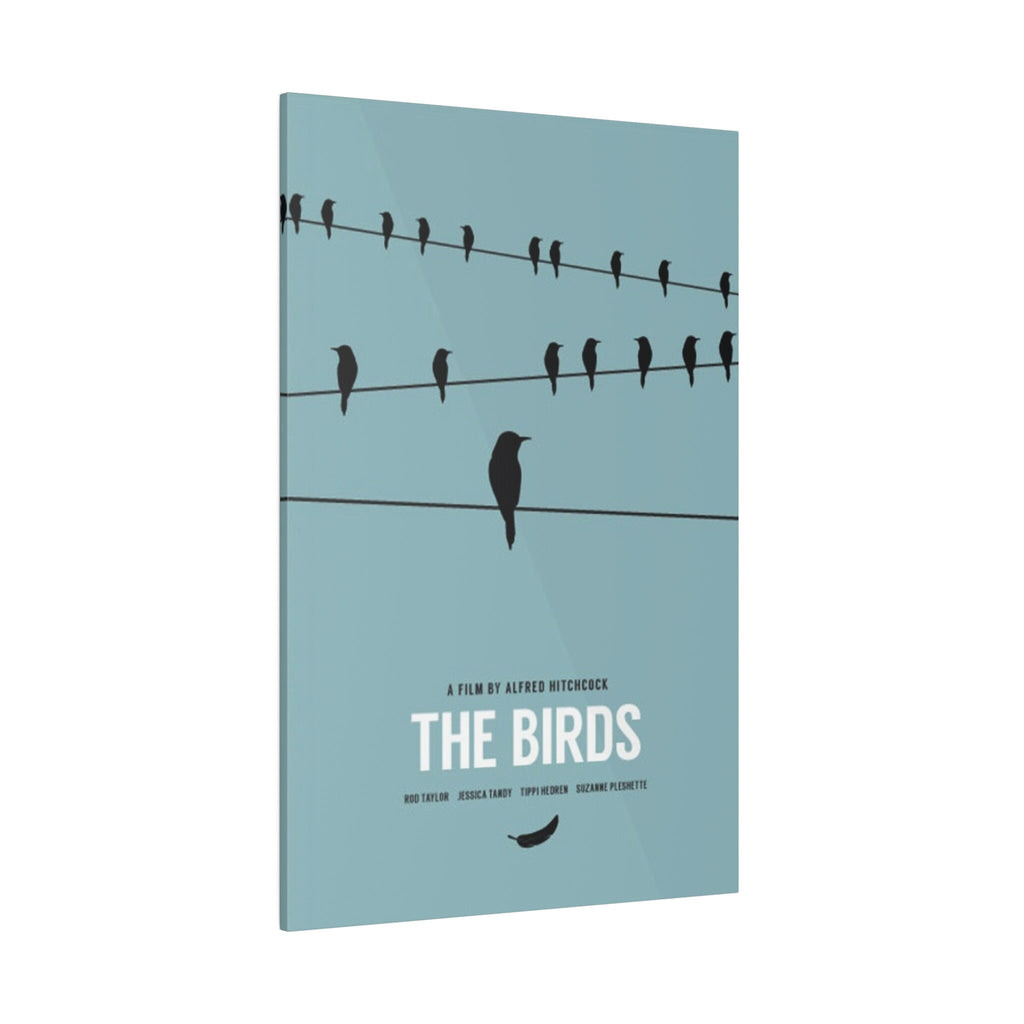 Alfred Hitchcock's The Birds Alternate Movie Poster Custom Canvas Wall Print