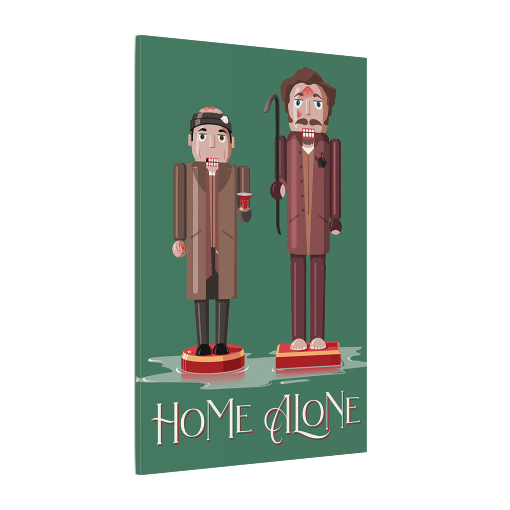 Home Alone Wet Bandits Nutcracker Custom Canvas Wall Print
