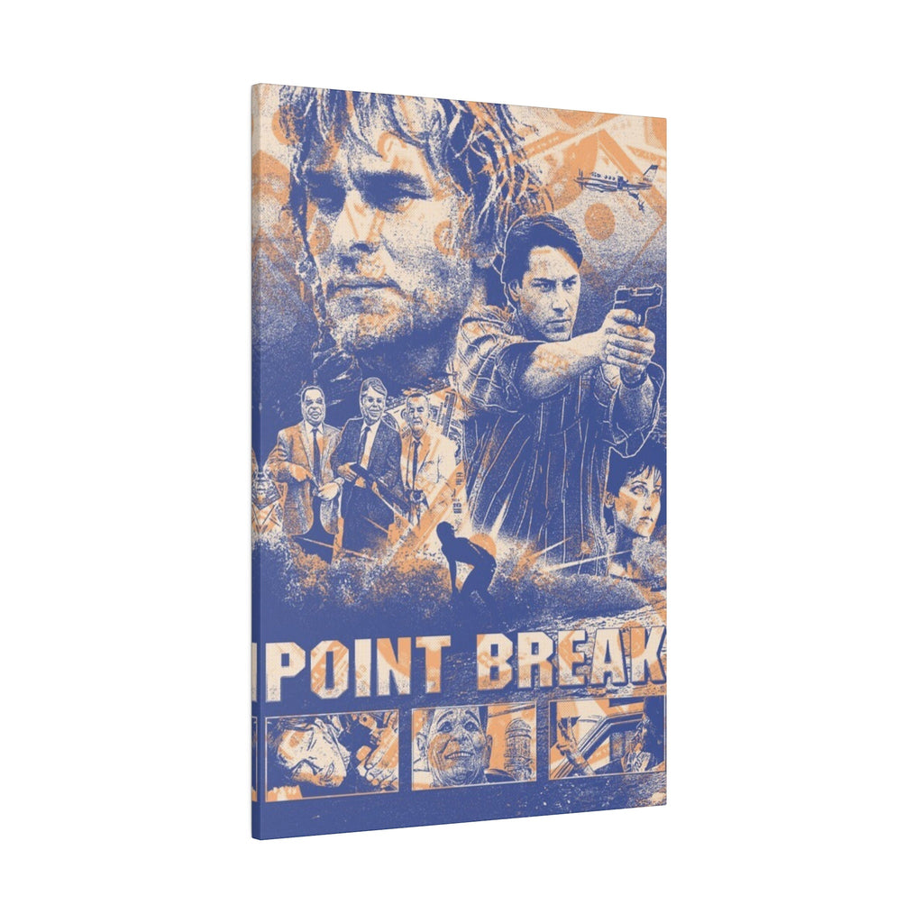 Point Break Abstract Movie Poster Custom Canvas Wall Print