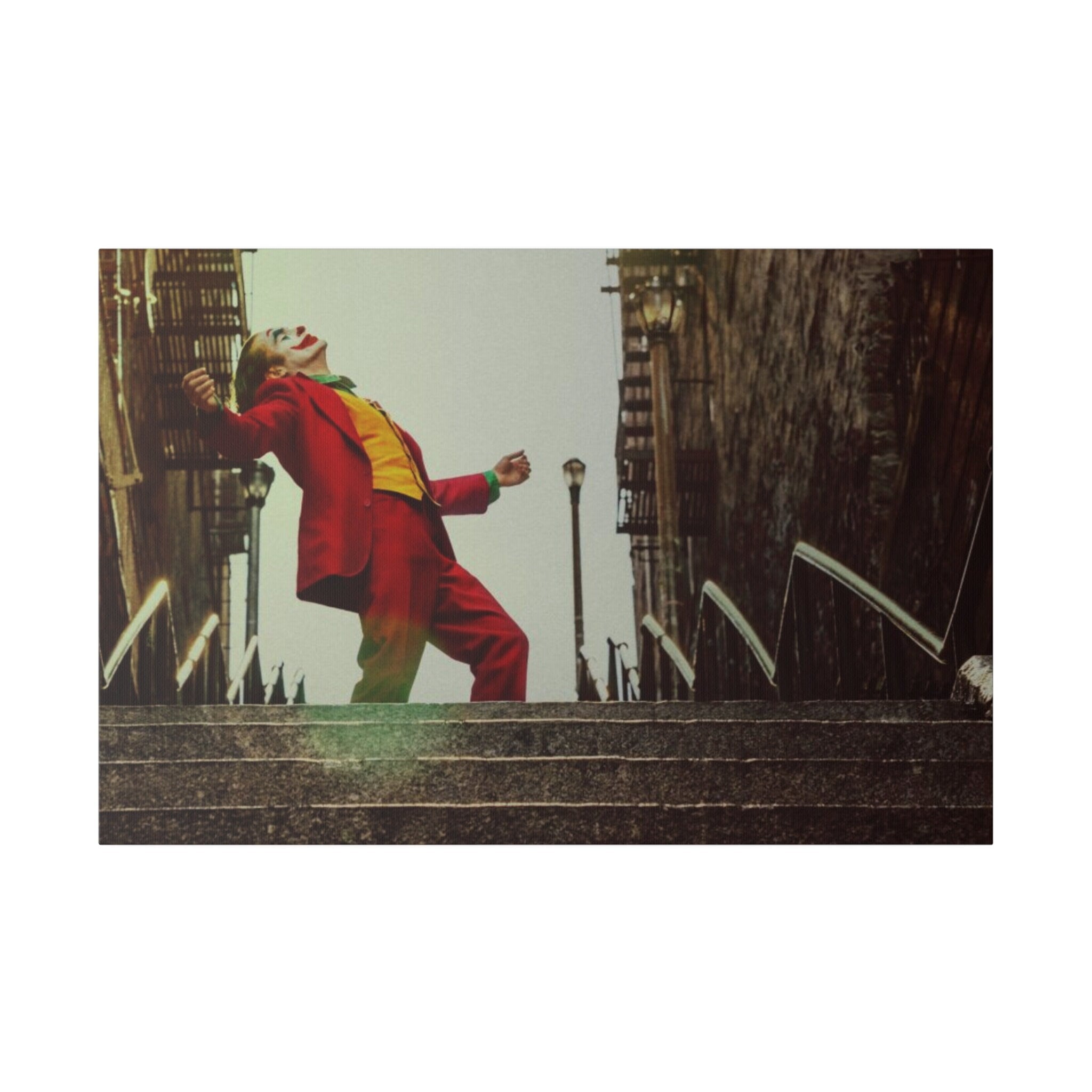 Joker Stairs Scene Custom Canvas Wall Print