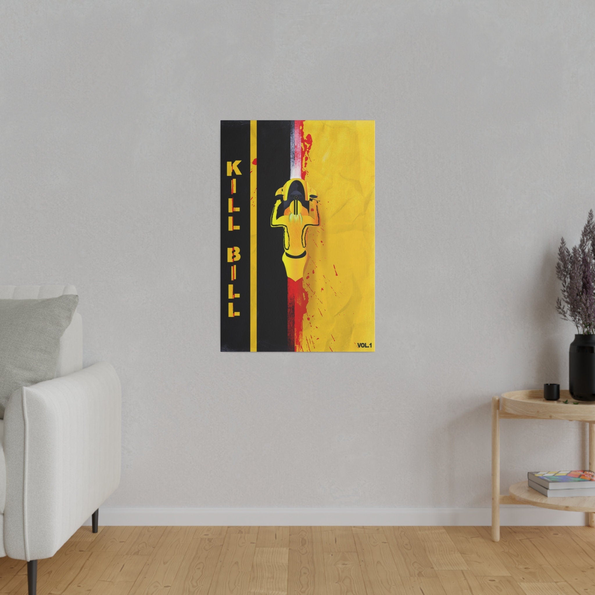 Kill Bill Abstract Art Custom Canvas Wall Print