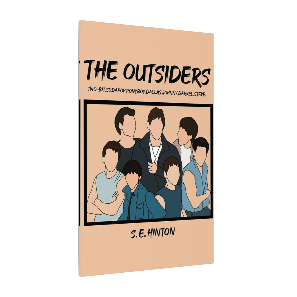 The Outsiders Minimalist Greasers Canvas Wall Print