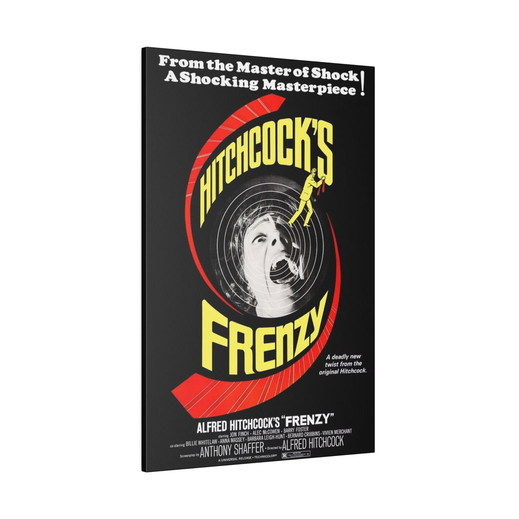 Alfred Hitchcock's Frenzy Movie Poster Custom Canvas Wall Print