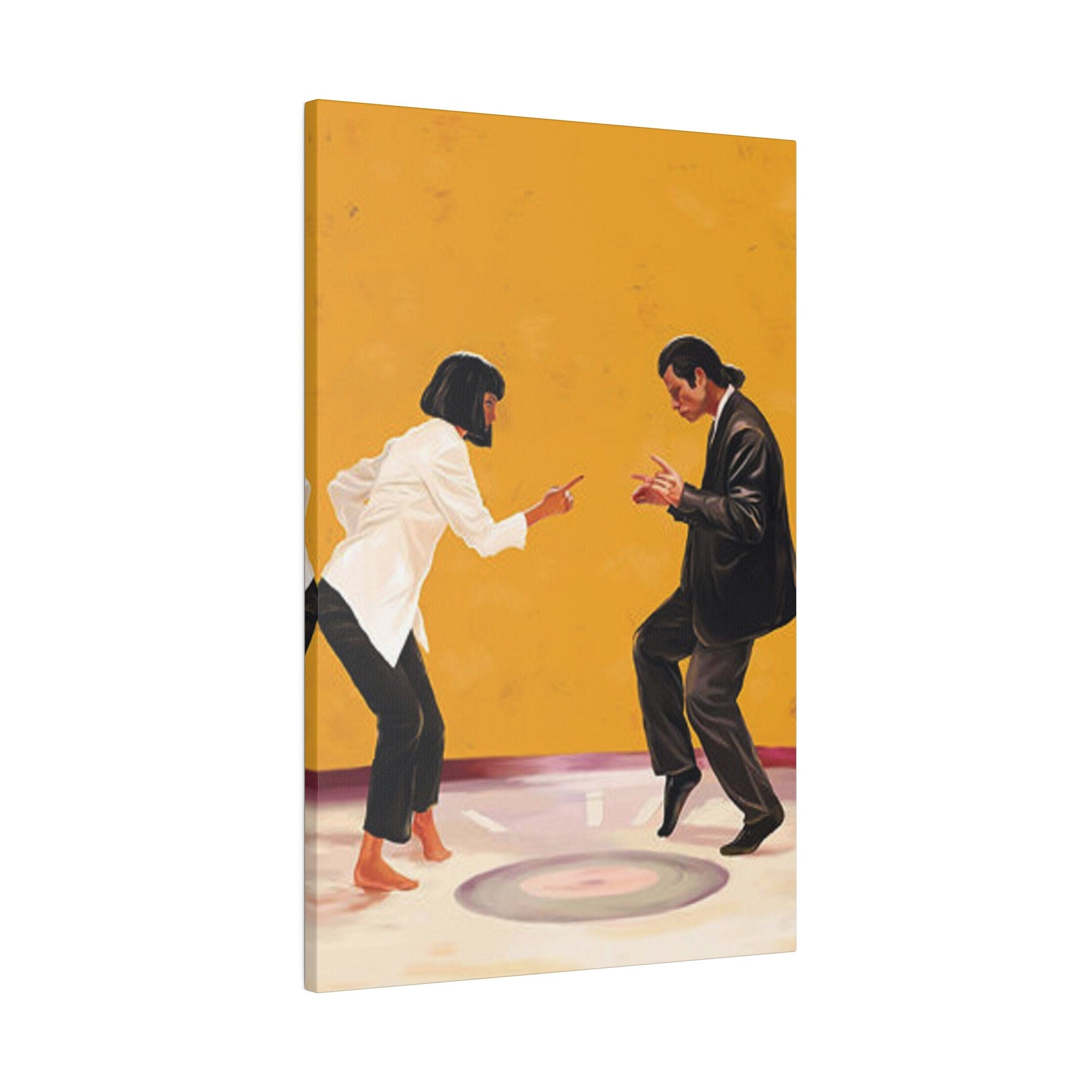 Pulp Fiction Dance Custom Canvas Wall Print