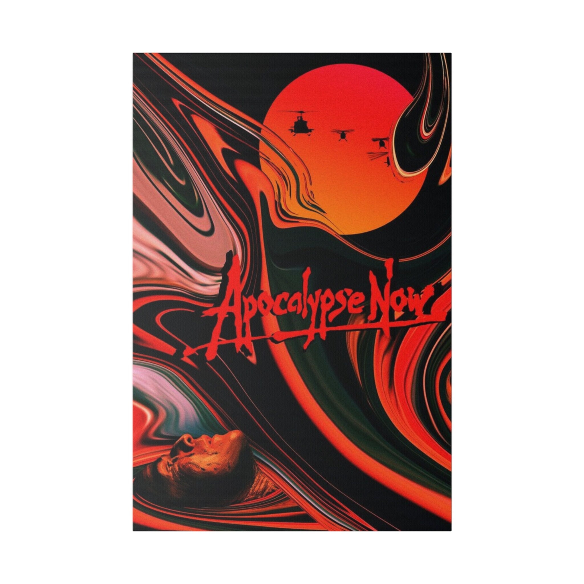 Apocalypse Now Psychedelic Poster Custom Canvas Wall Print