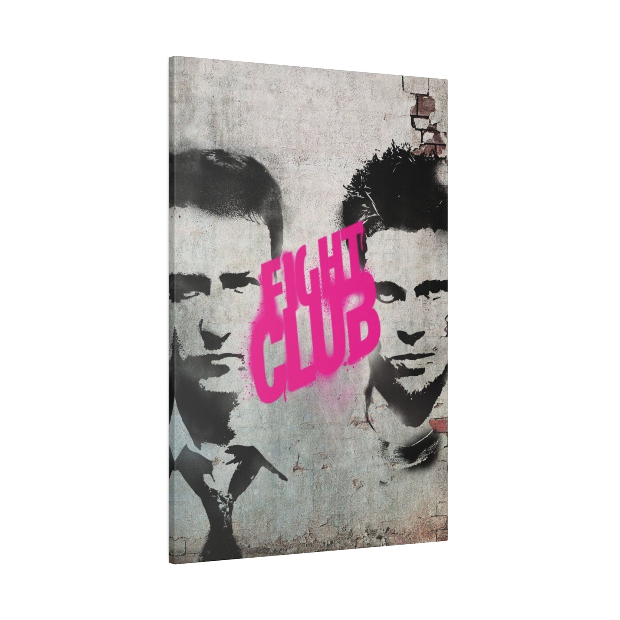 Fight Club Poster Custom Canvas Wall Print