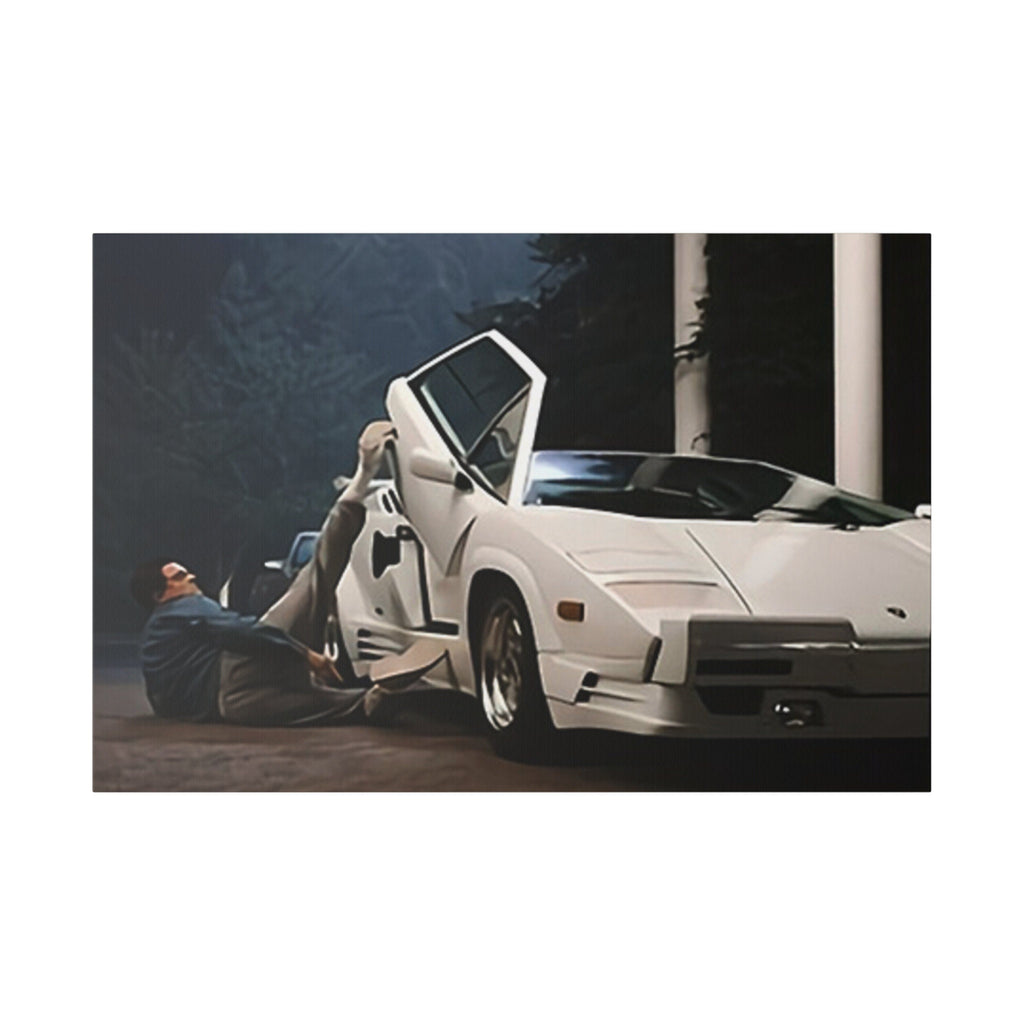 The Wolf Of Wall Street Quaalude Lamborghini Custom Canvas Wall Print
