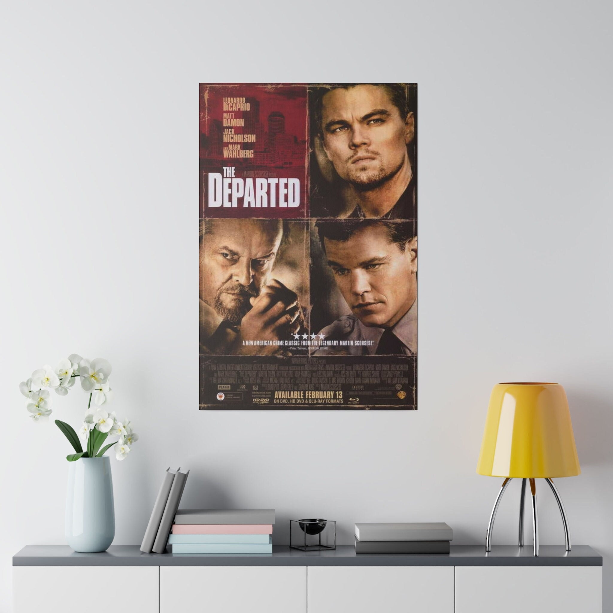 The Departed Movie Poster 3 Custom Canvas Wall Print