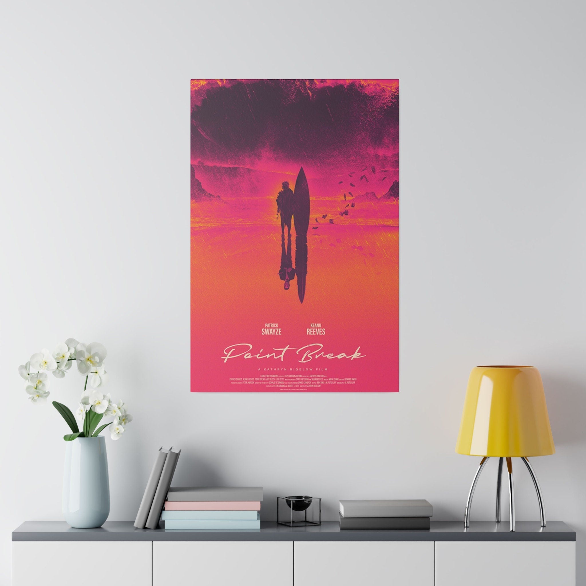 Point Break Artistic Movie Poster Custom Canvas Wall Print