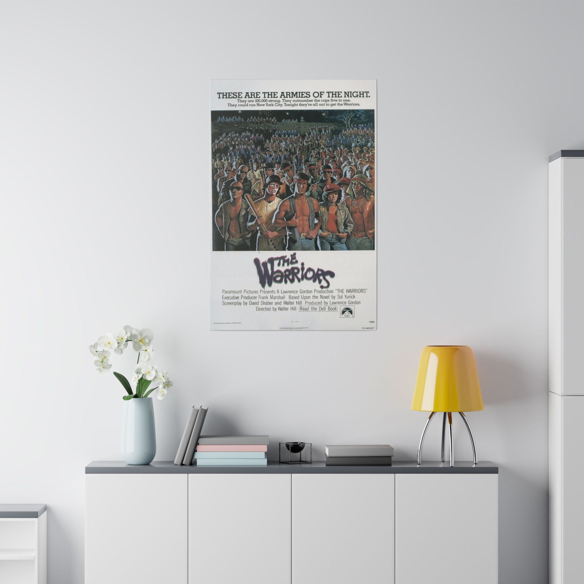 The Warriors Movie Poster Custom Canvas Wall Print