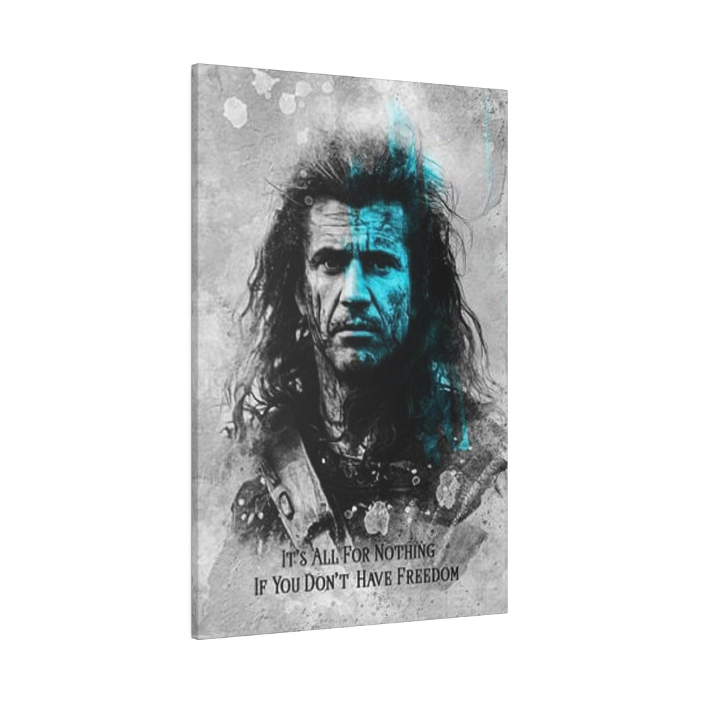Braveheart Freedom Custom Canvas Wall Print
