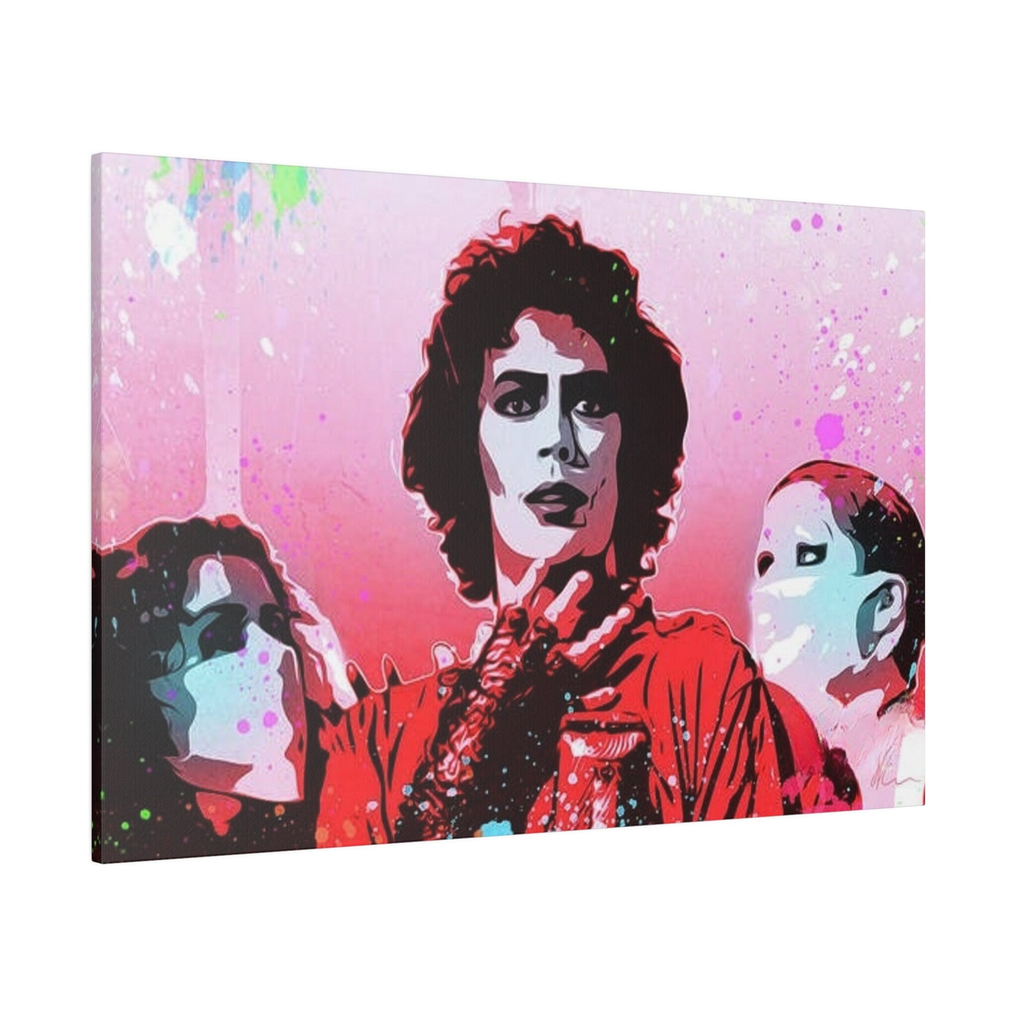 The Rocky Horror Picture Show Abstract Art Custom Canvas Wall Print