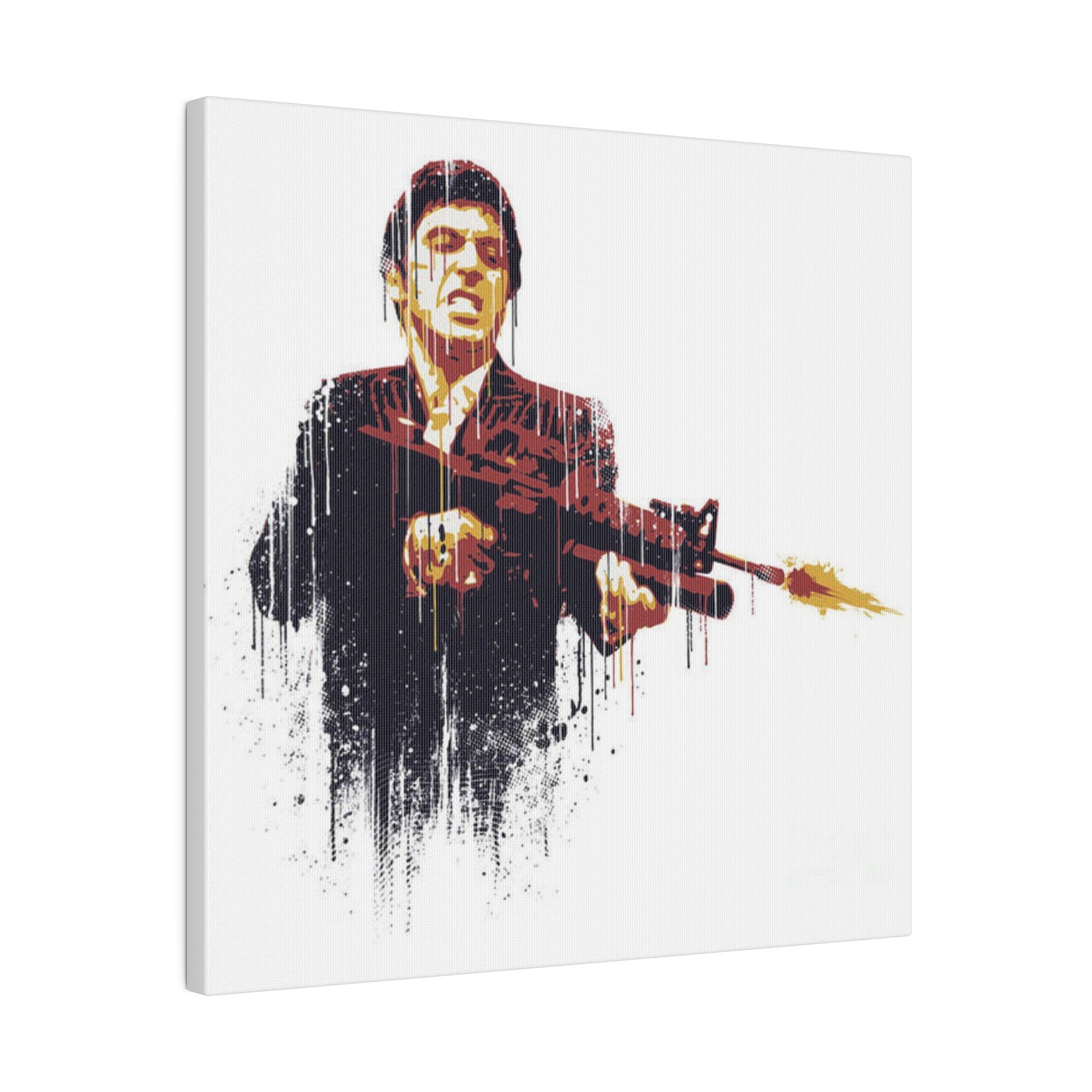 Scarface Little Friend Abstract Custom Canvas Wall Print