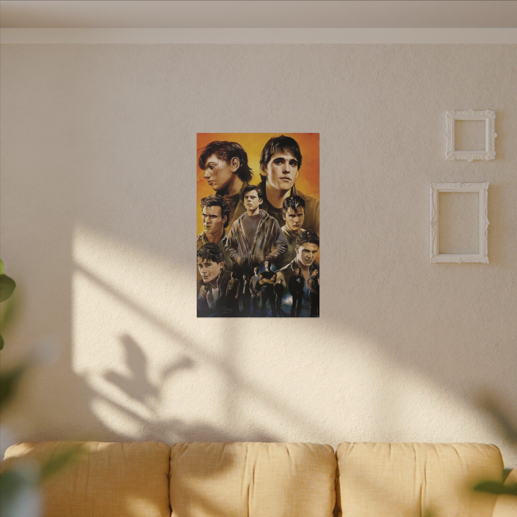 The Outsiders Greasers Portrait Canvas Wall Print