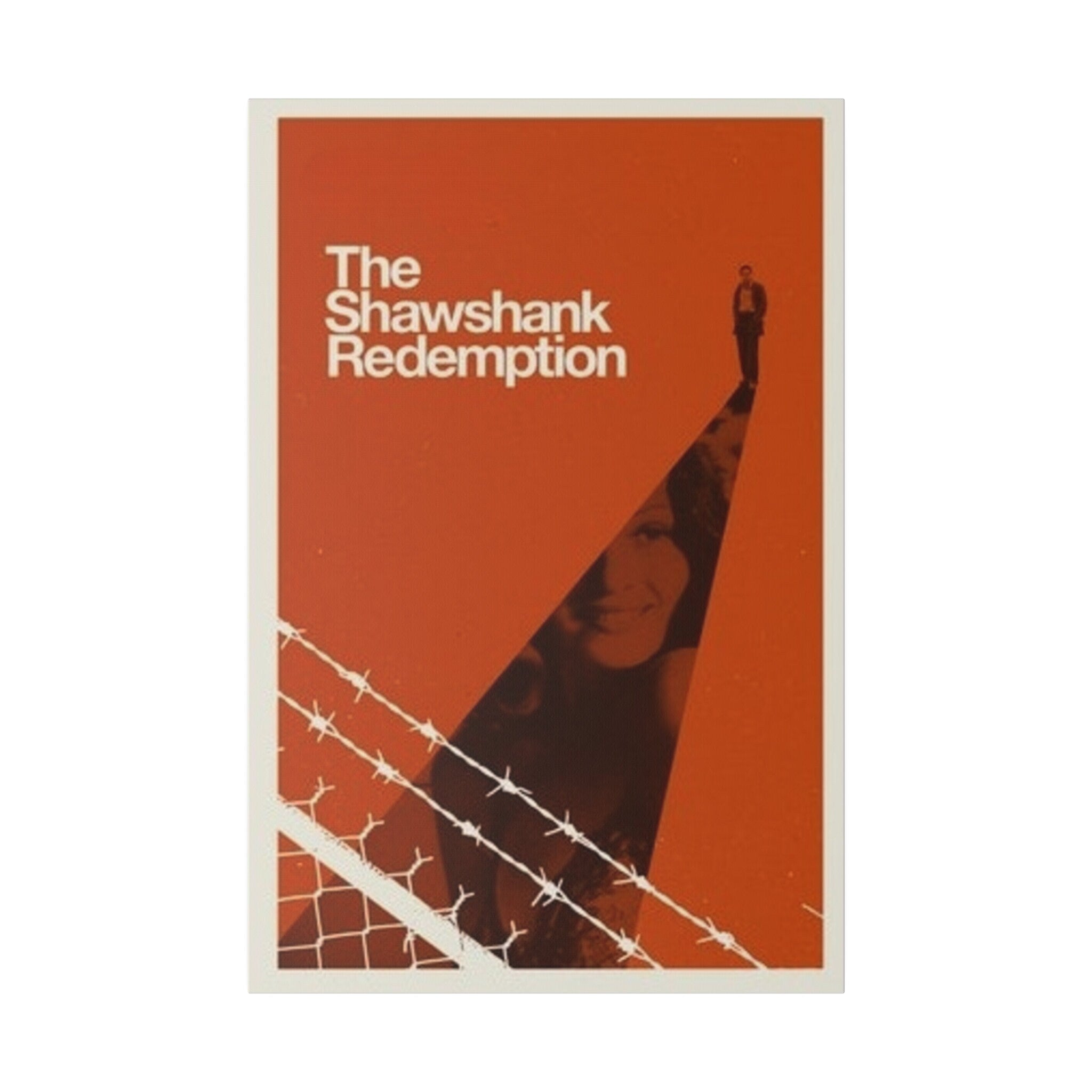 The Shawshank Redemption Simple Movie Poster Custom Canvas Wall Print