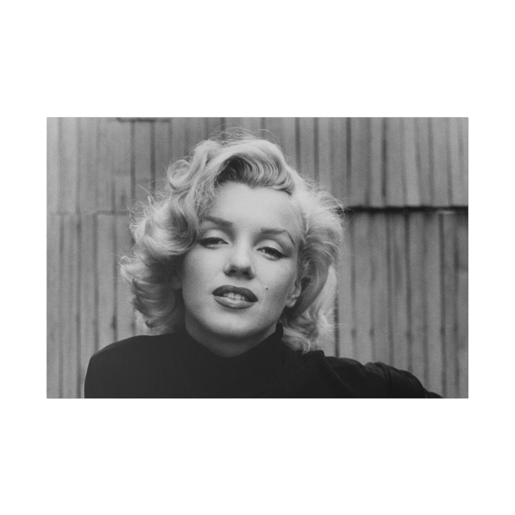 Marilyn Monroe B/W Photograph Custom Canvas Wall Print