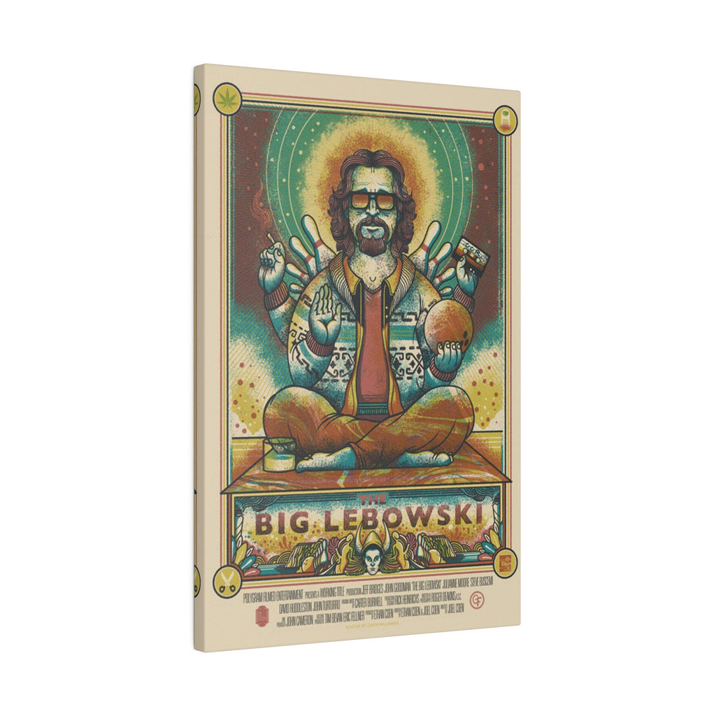 The Big Lebowski Zen Movie Poster Custom Canvas Wall Print