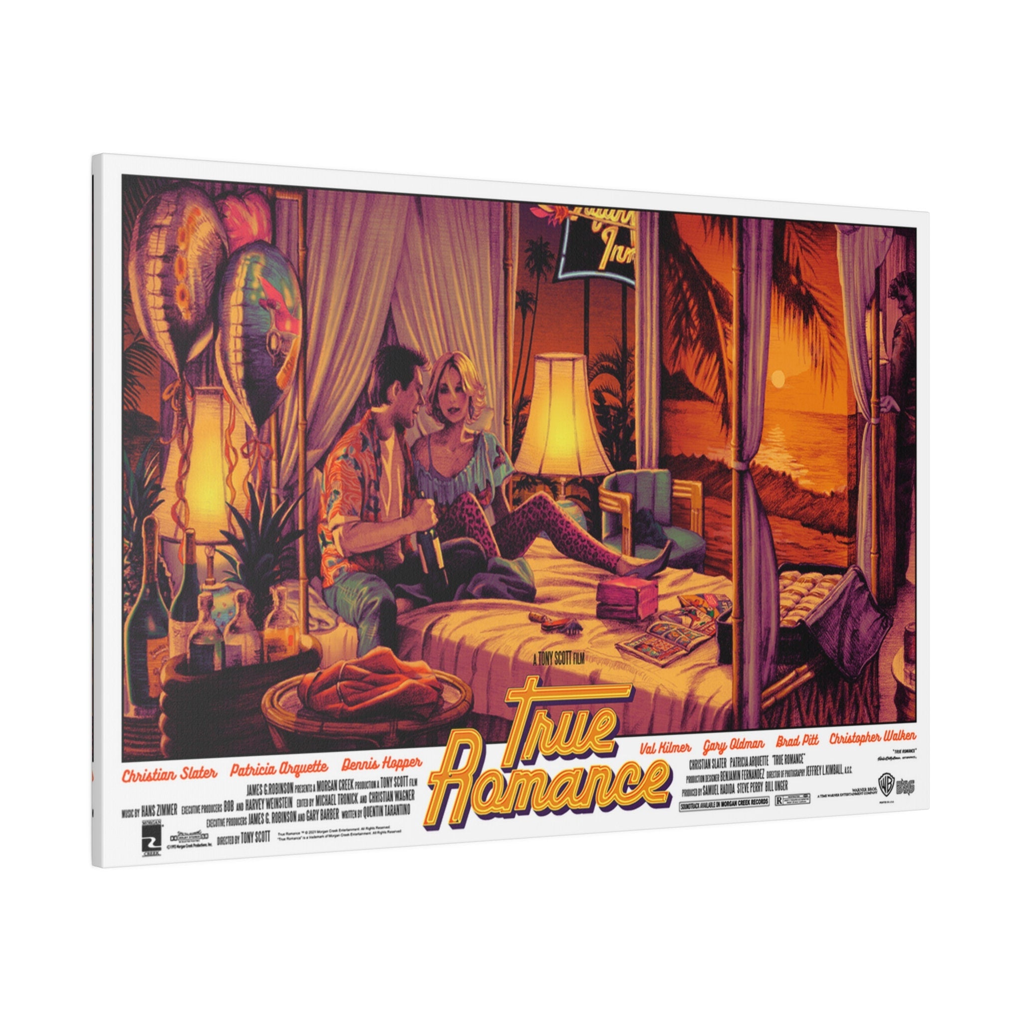 True Romance Art Poster Custom Canvas Wall Print