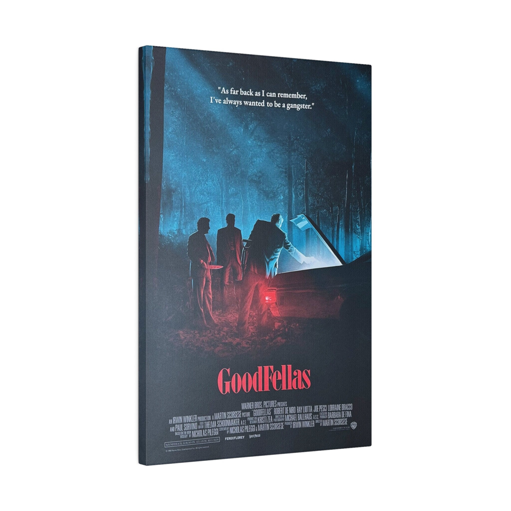 Goodfellas Gangster Custom Canvas Wall Print