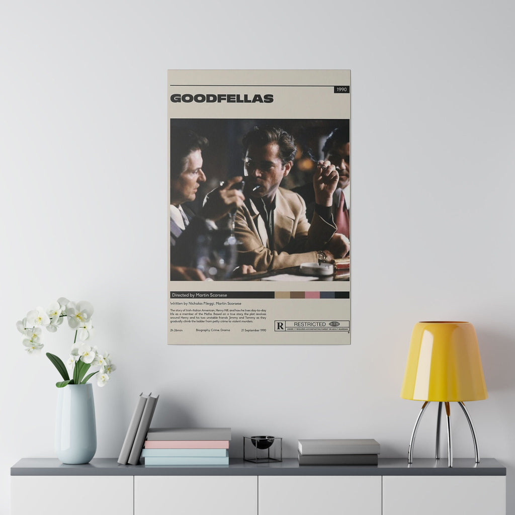 Goodfellas Vintage Custom Canvas Wall Print