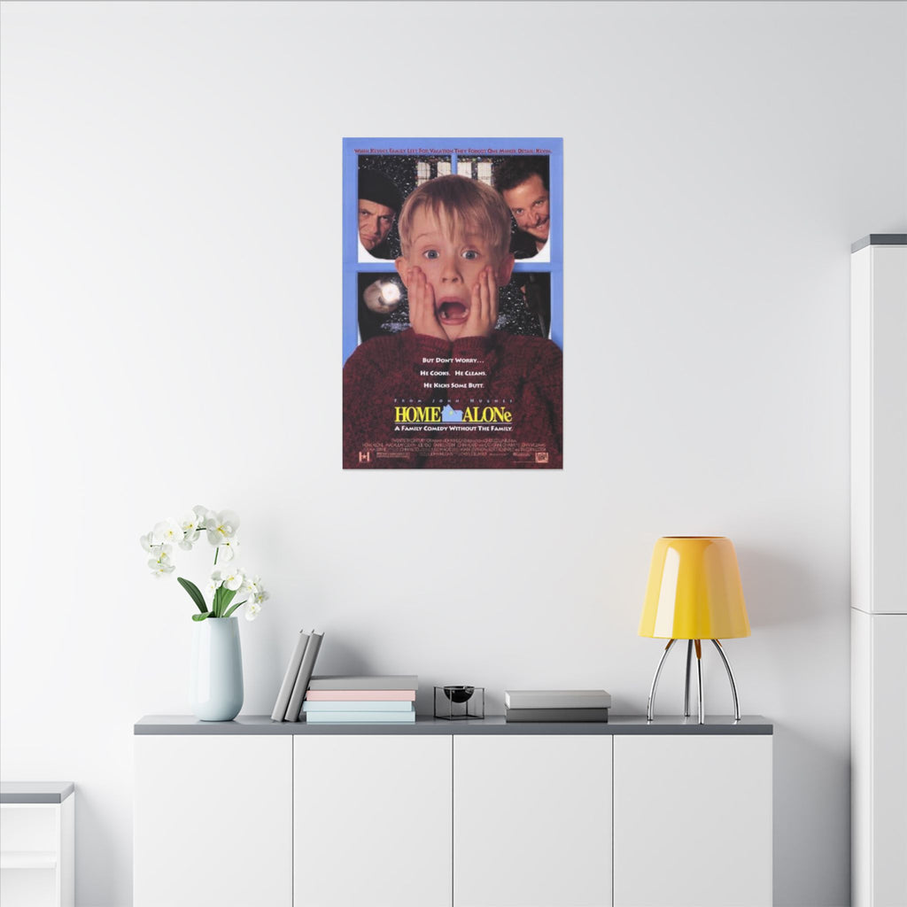 Home Alone Movie Poster Custom Canvas Wall Print