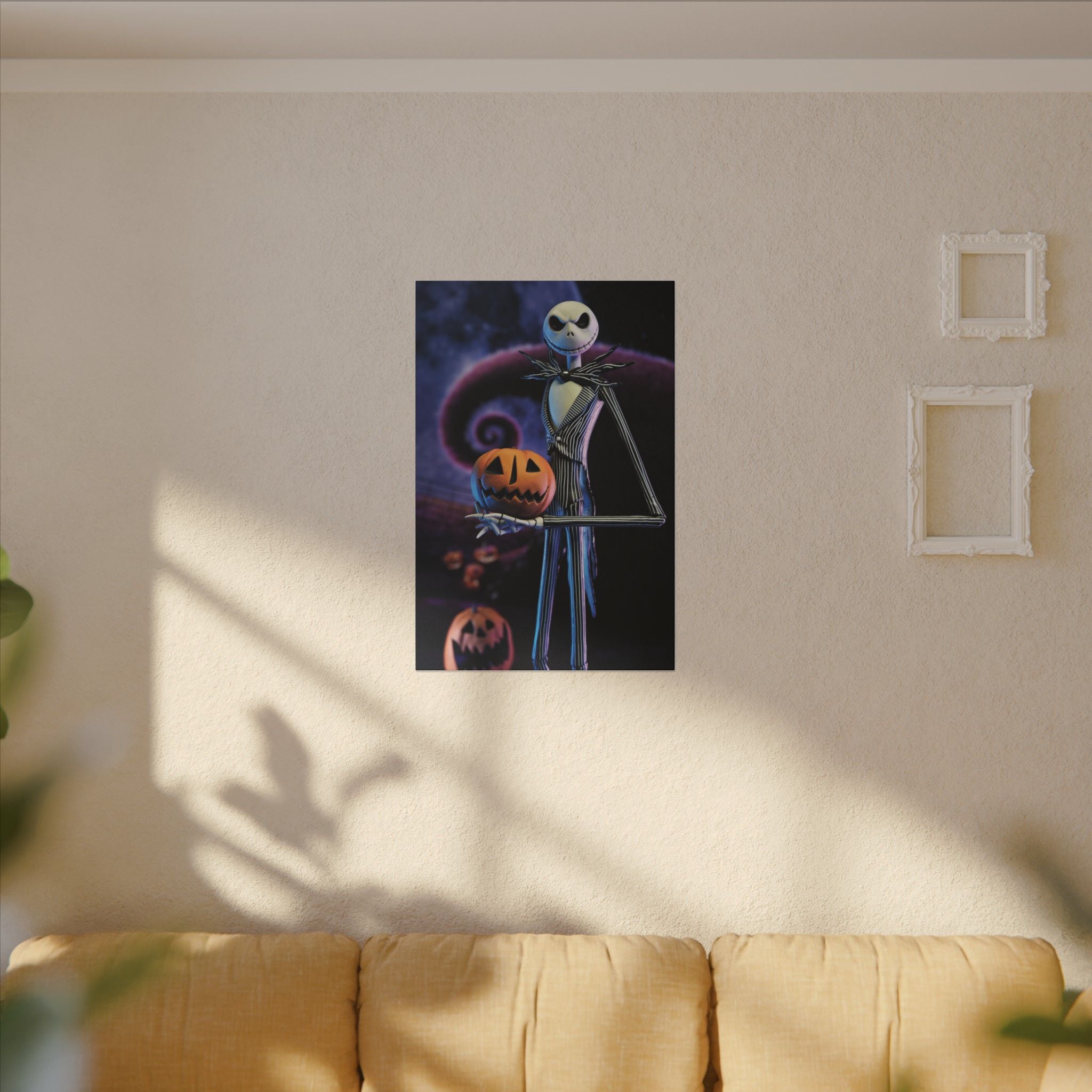 The Nightmare Before Christmas Pumpkin King Custom Canvas Wall Print