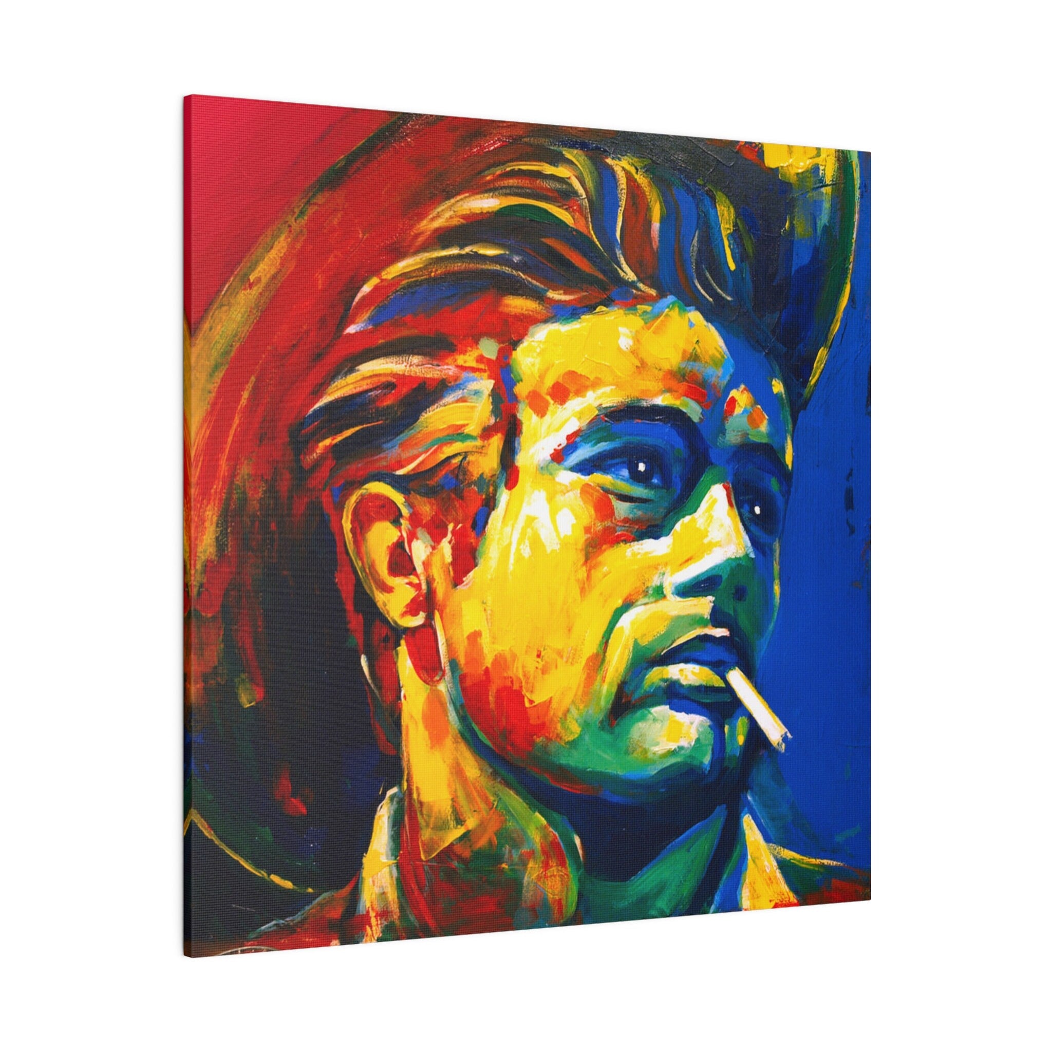 James Dean Abstract Color Painting Custom Canvas Wall Print