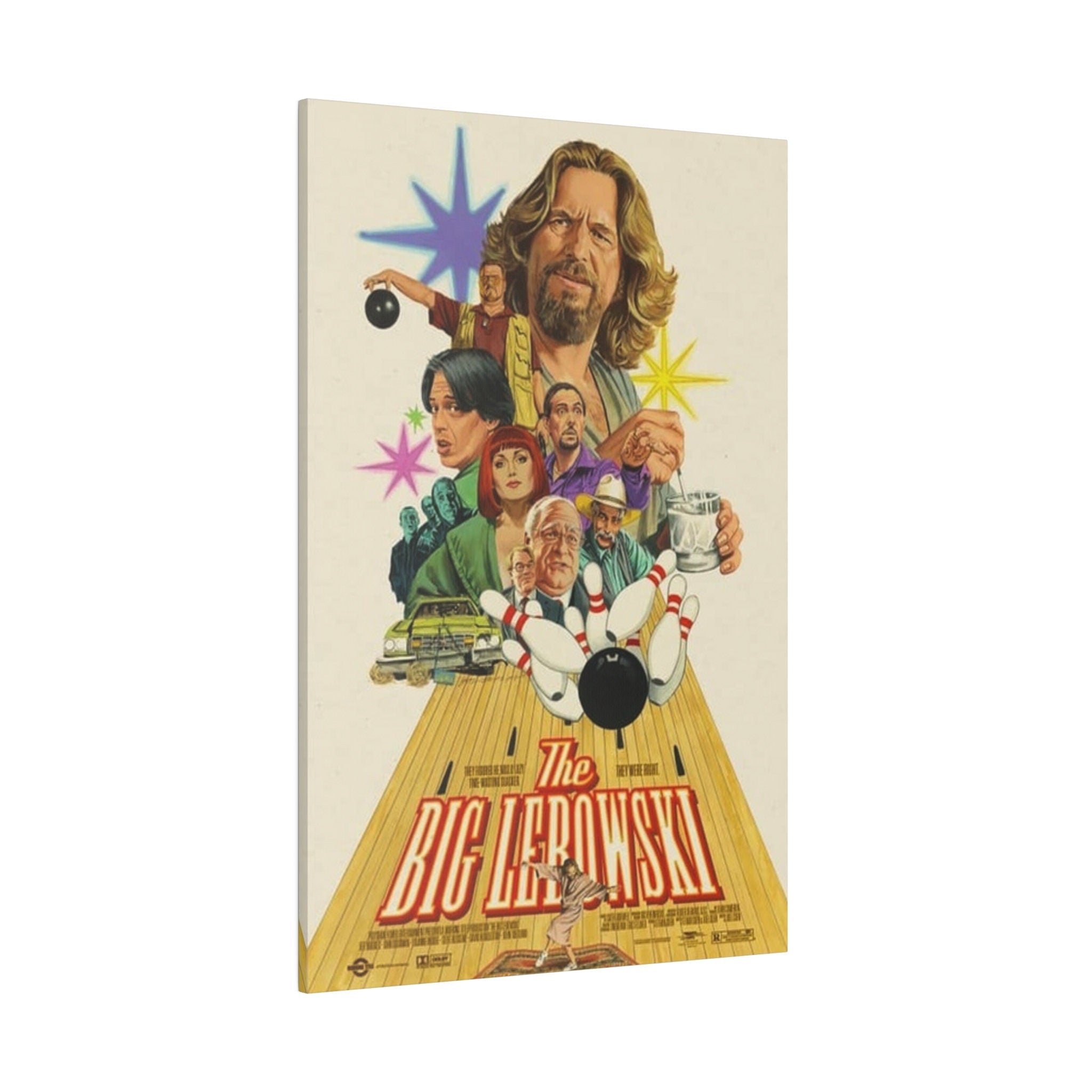 The Big Lebowski Movie Poster Custom Canvas Wall Print