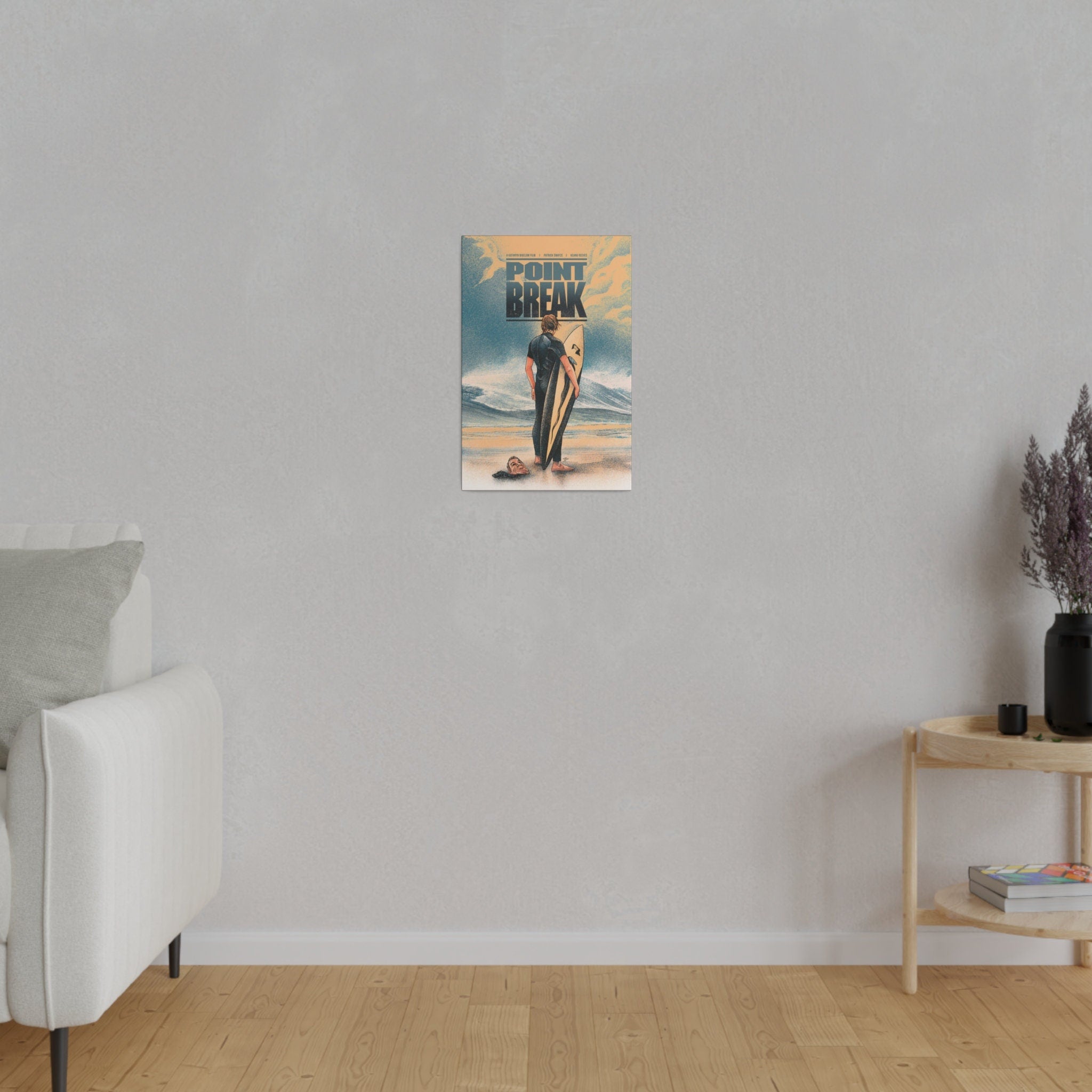 Point Break Bodhi Wave Custom Canvas Wall Print