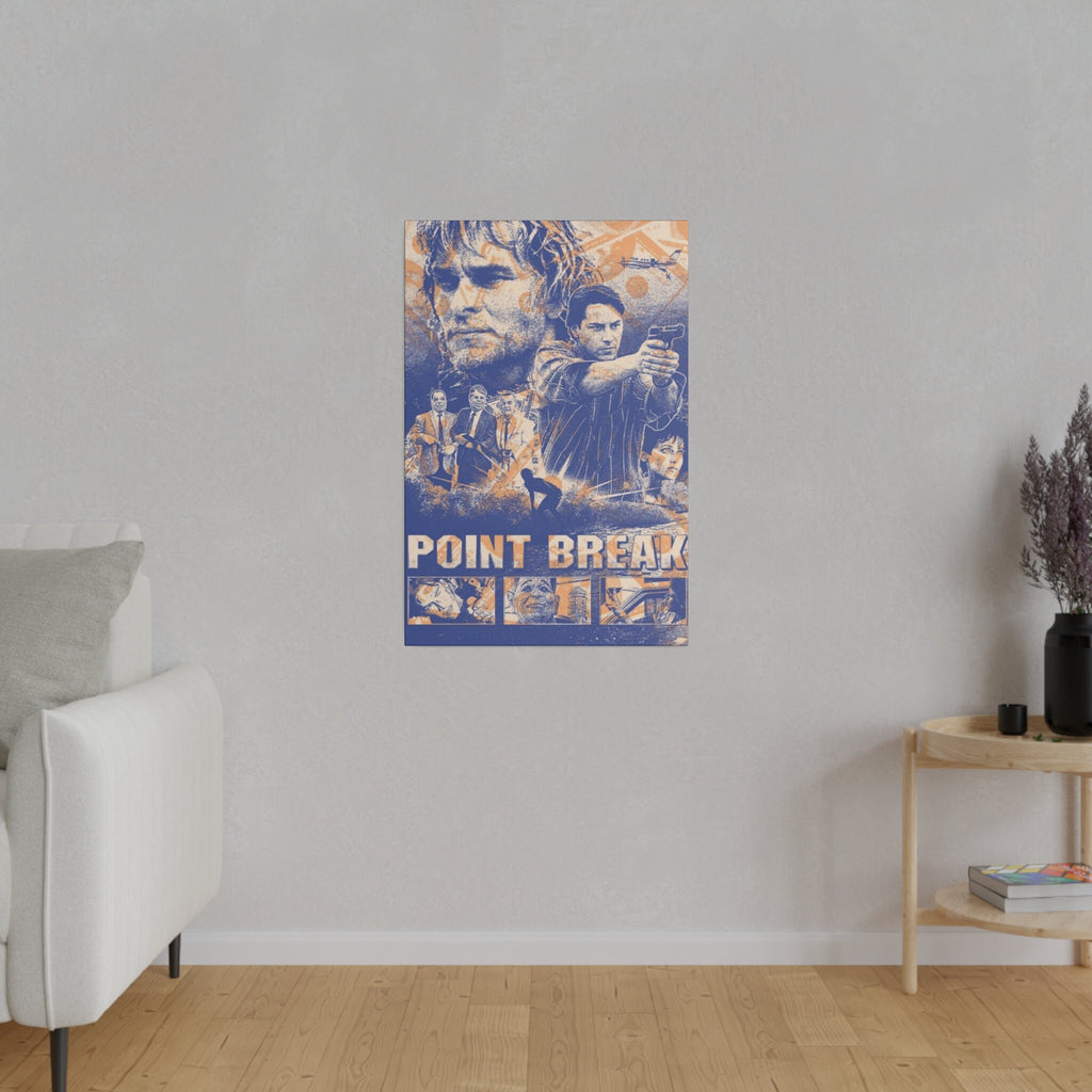 Point Break Abstract Movie Poster Custom Canvas Wall Print