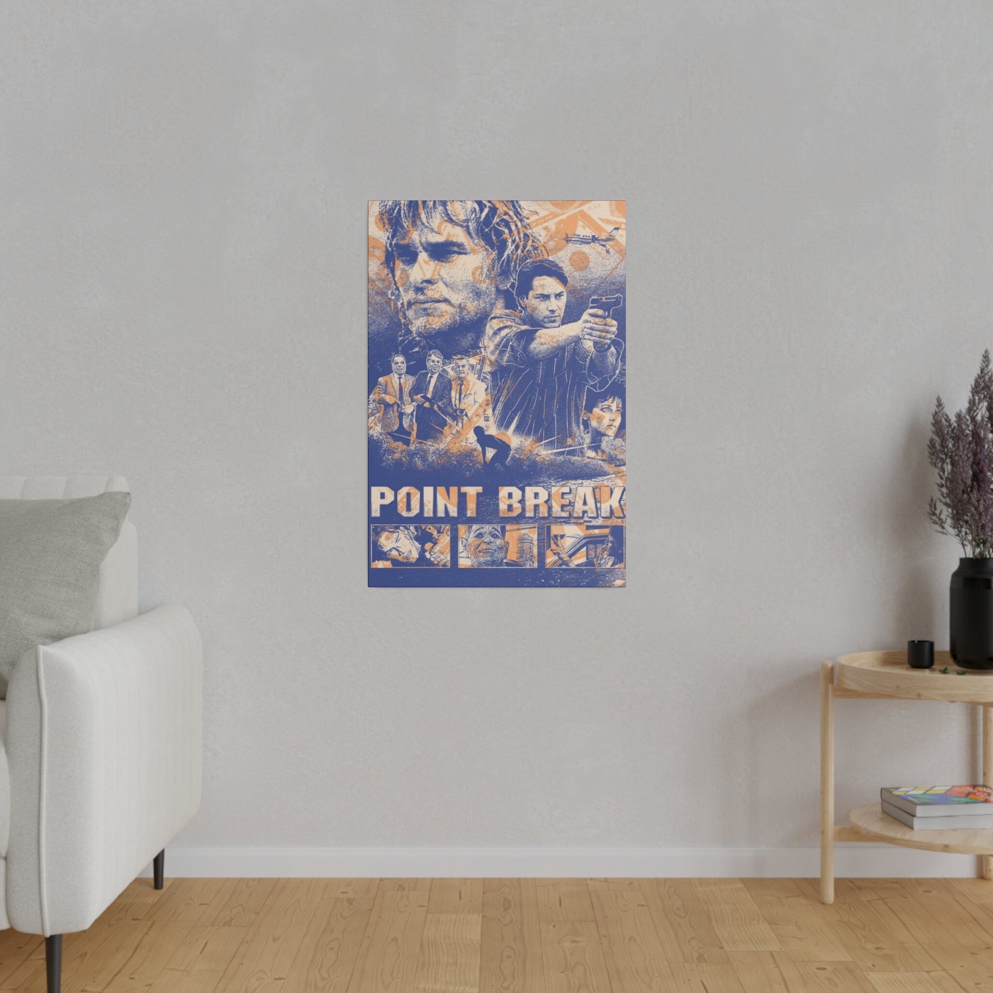Point Break Abstract Movie Poster Custom Canvas Wall Print