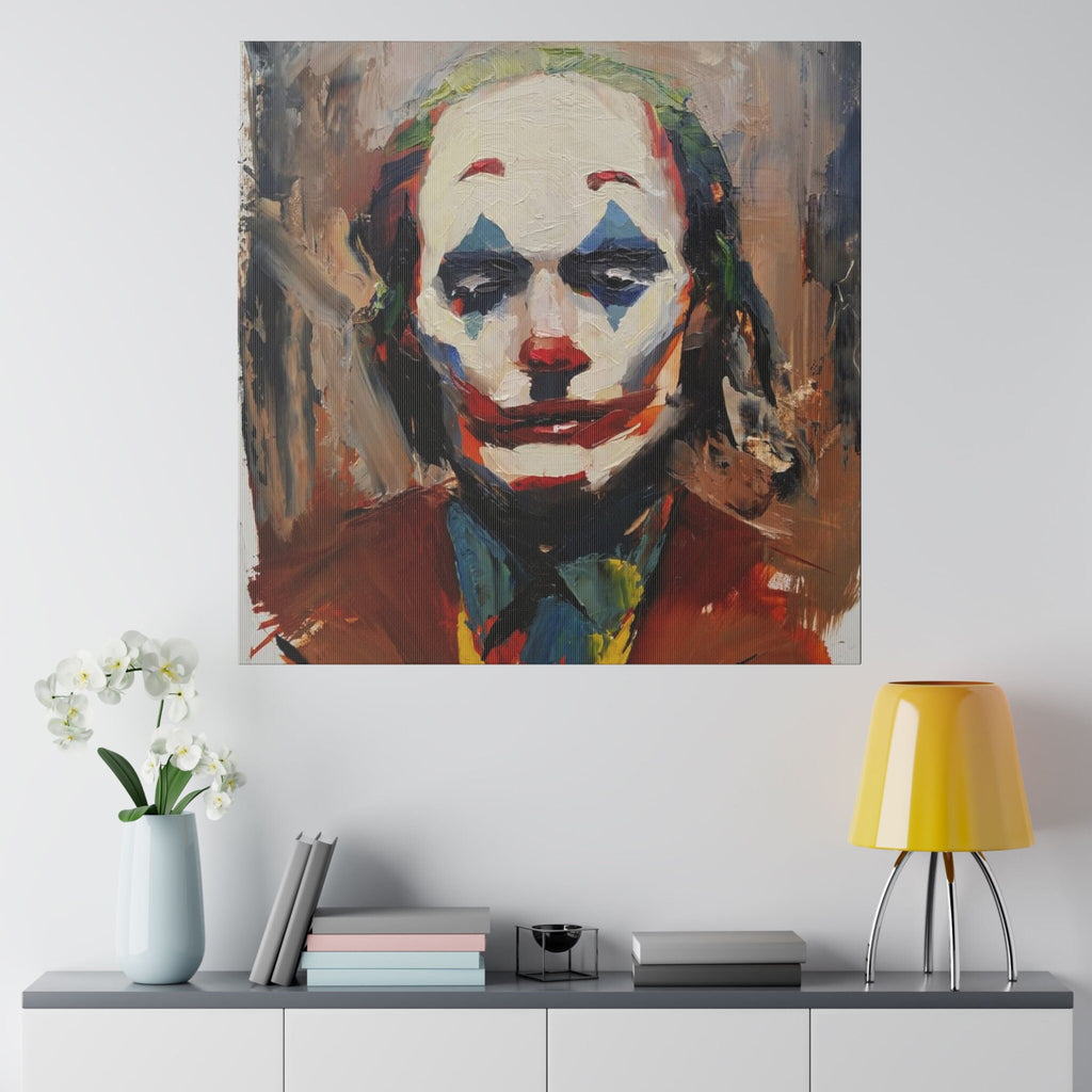 Joker Abstract Color Oil Painting Custom Canvas Wall Print