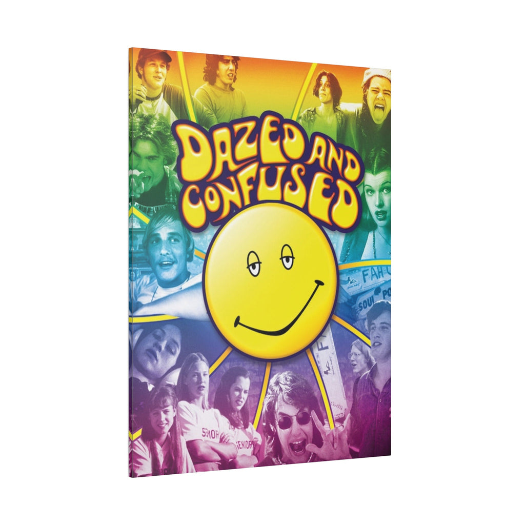 Dazed And Confused Rainbow Custom Canvas Wall Print
