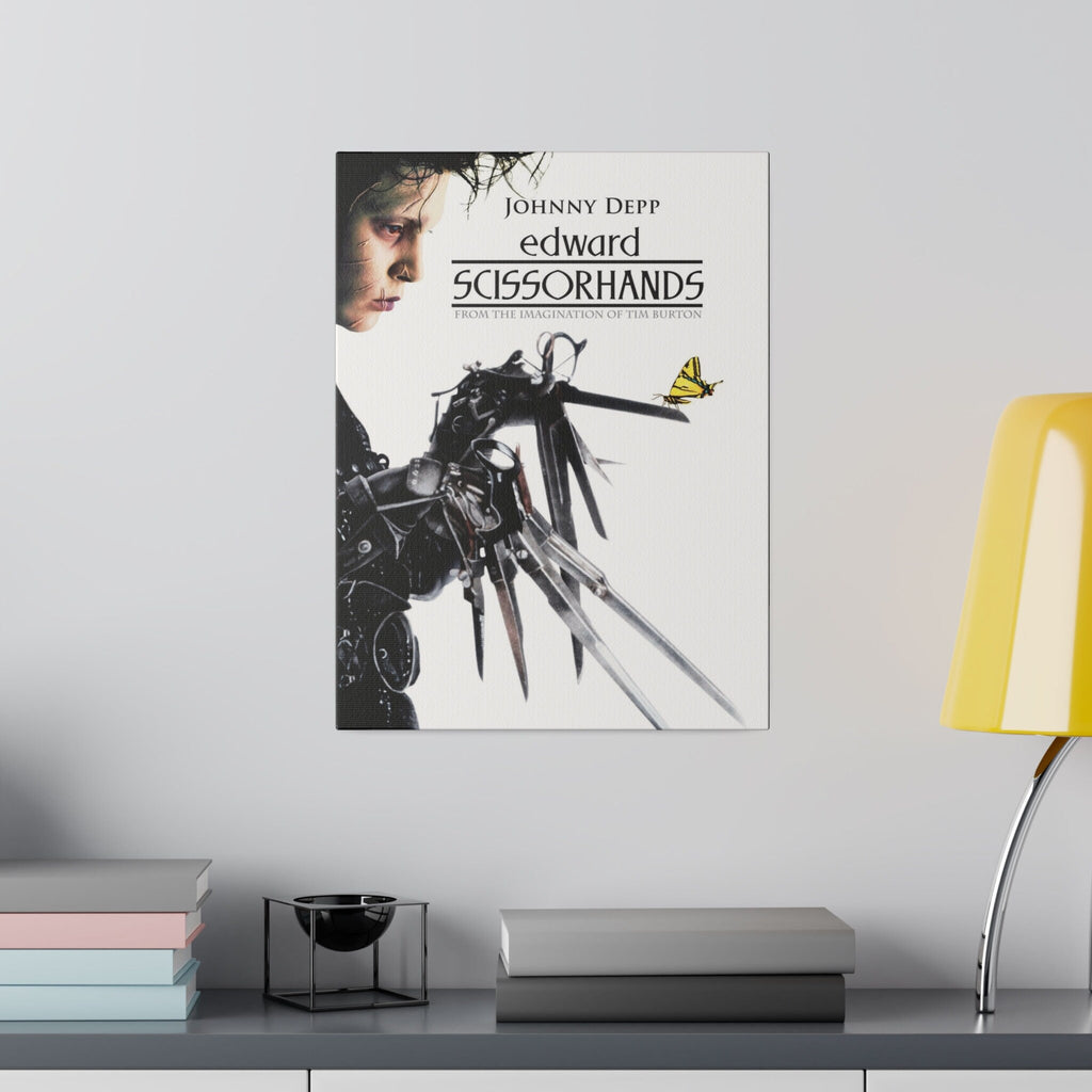 Edward Scissorhands Movie Poster Custom Canvas Wall Print