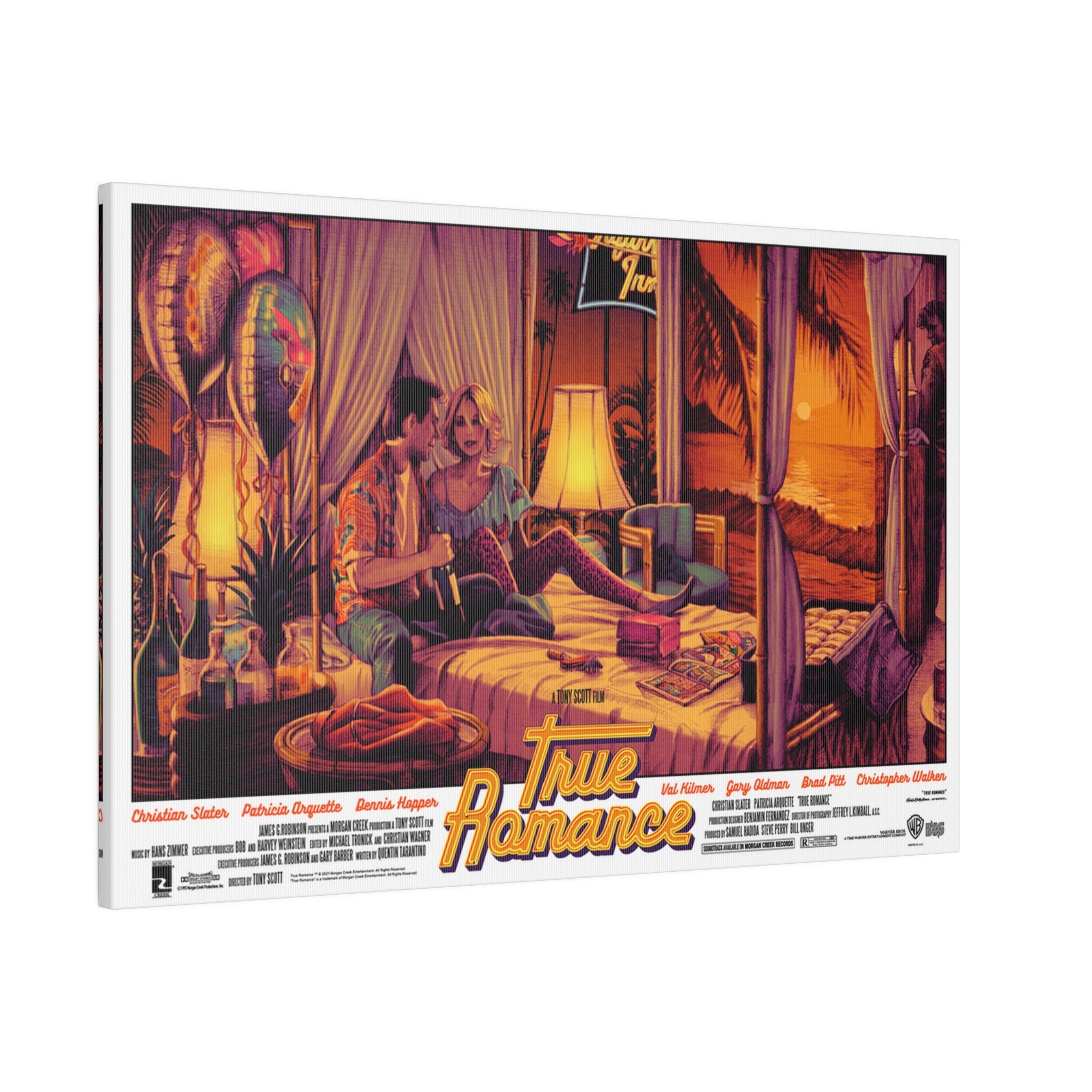True Romance Art Poster Custom Canvas Wall Print