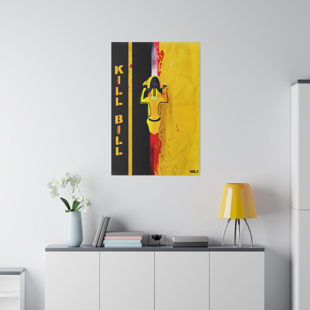 Kill Bill Abstract Art Custom Canvas Wall Print